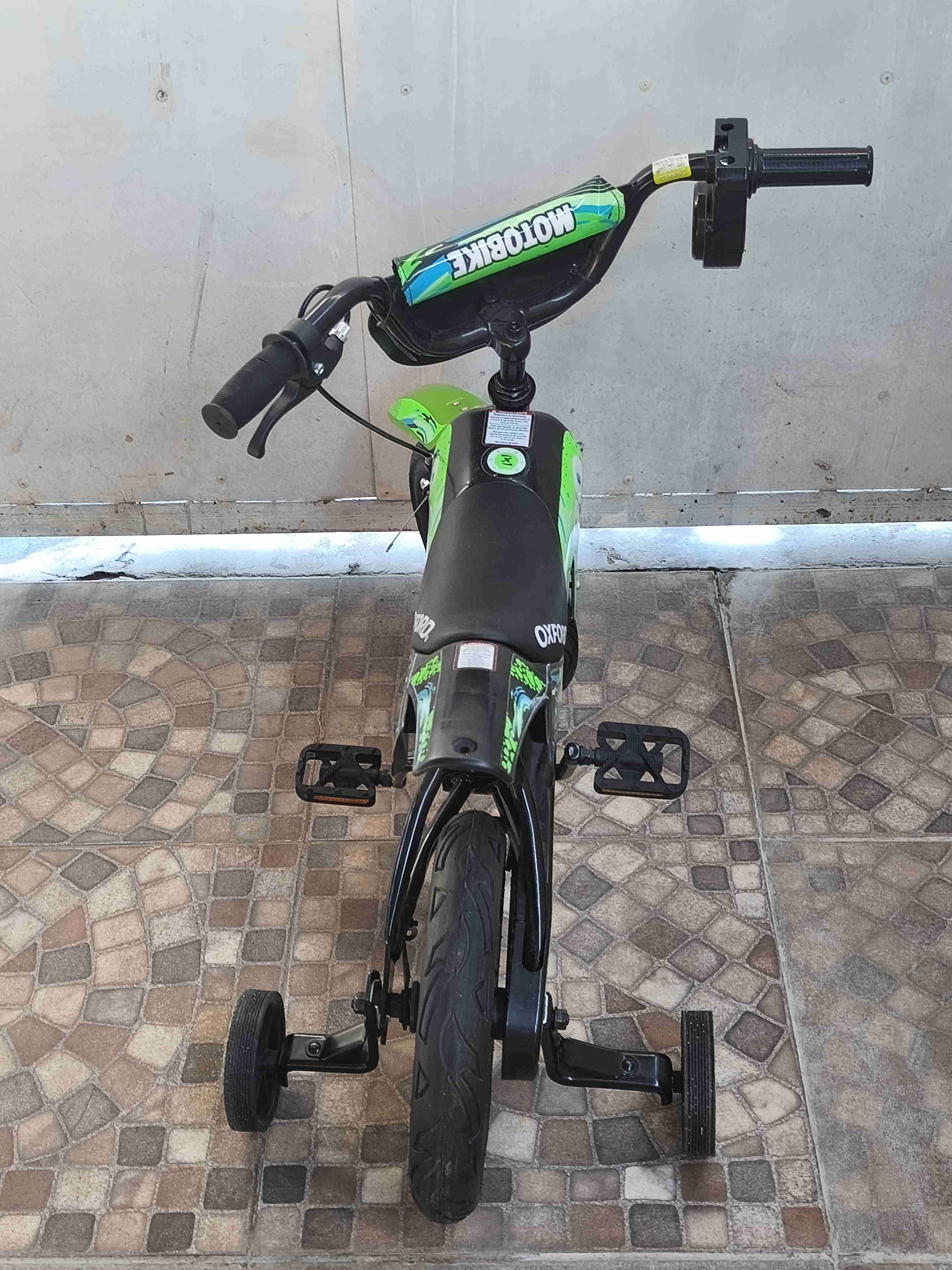 Bicicleta infantil verde - 4