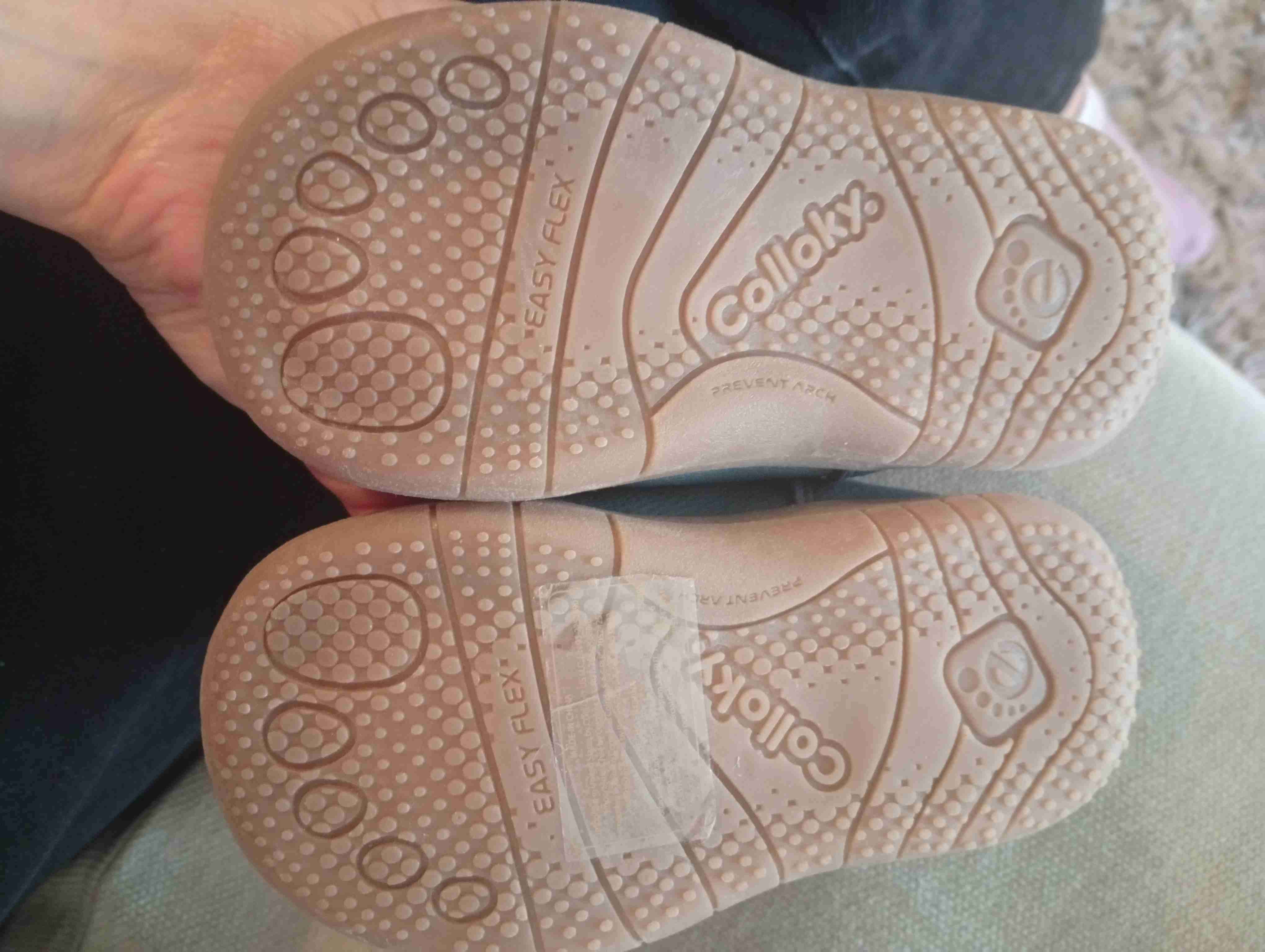 Zapatos infantiles azul marino con rosado - miniatura 2