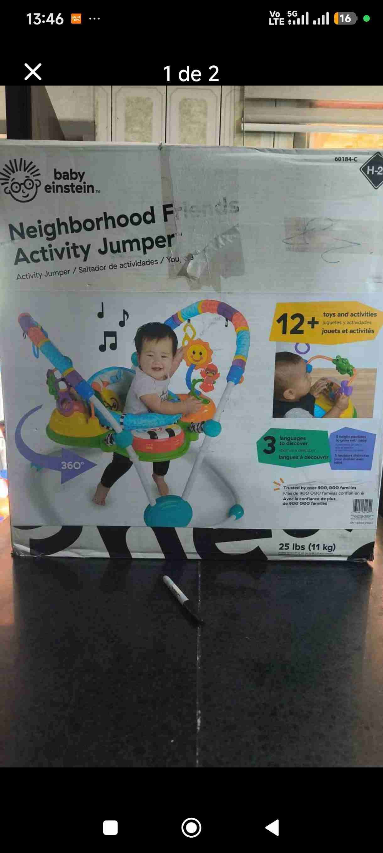 Saltador de actividades Baby Einstein - miniatura 1