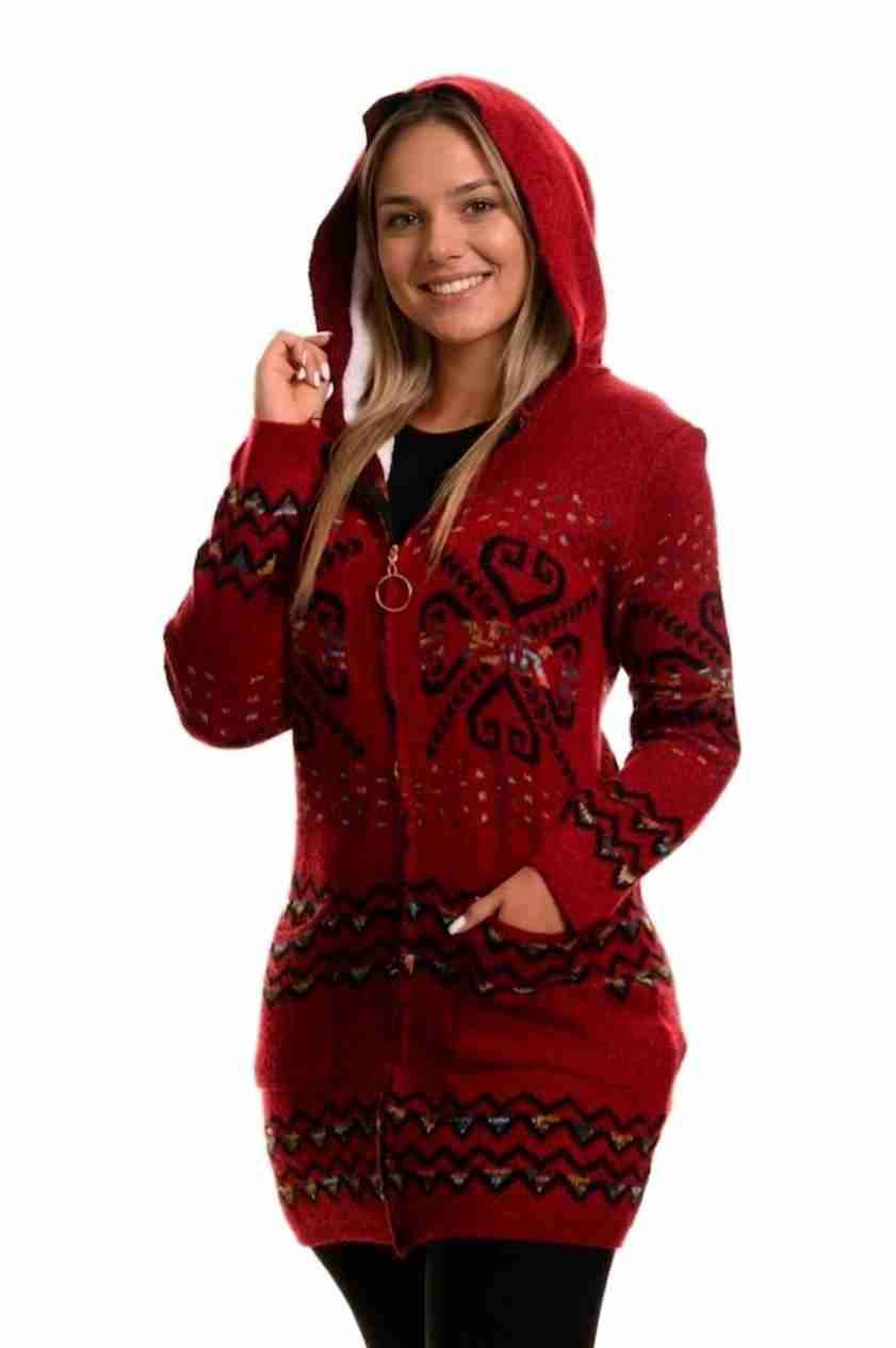 Abrigo étnico forrado - miniatura 1