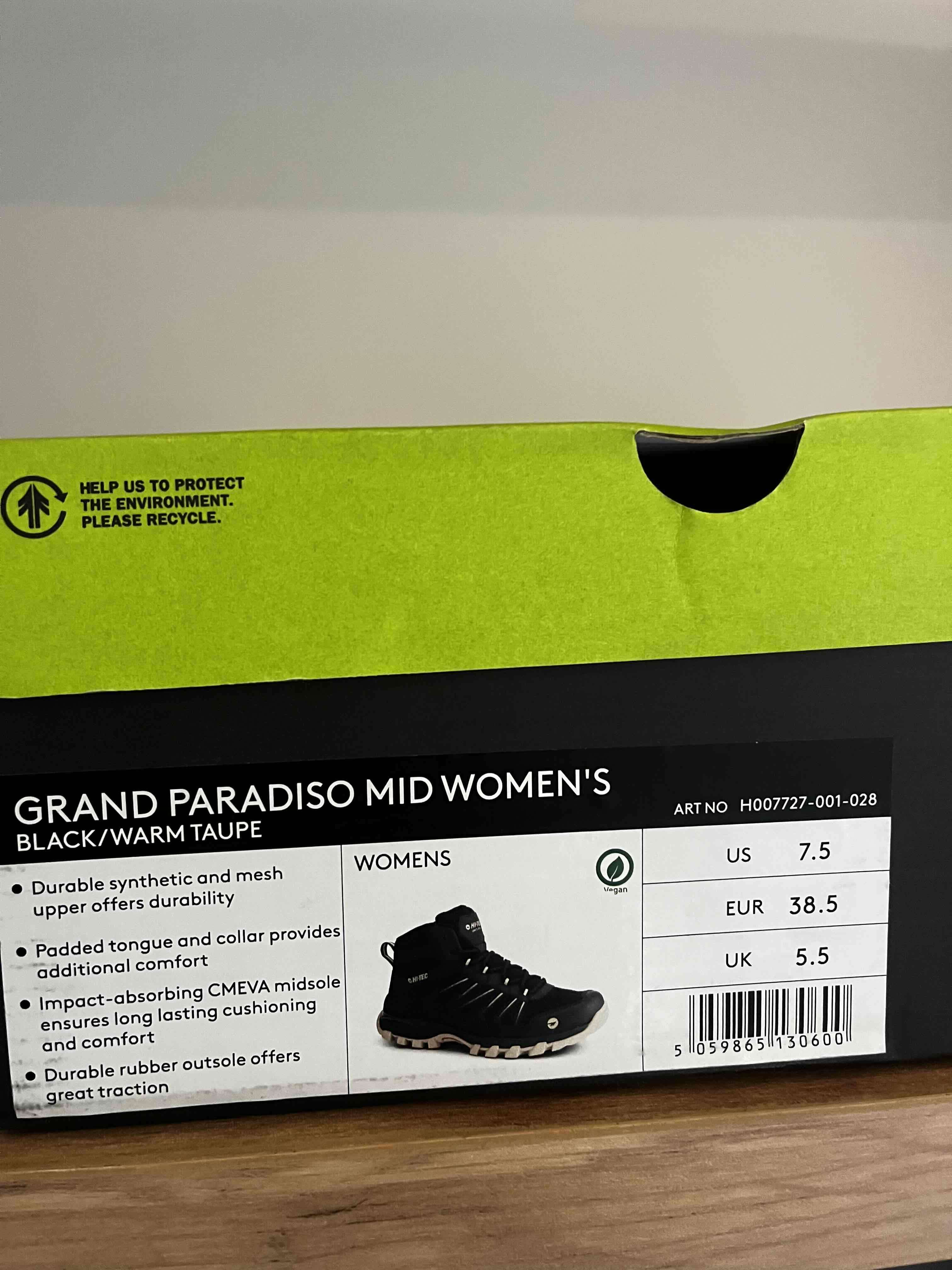 Zapatillas trekking negras Hi-Tec - miniatura 4