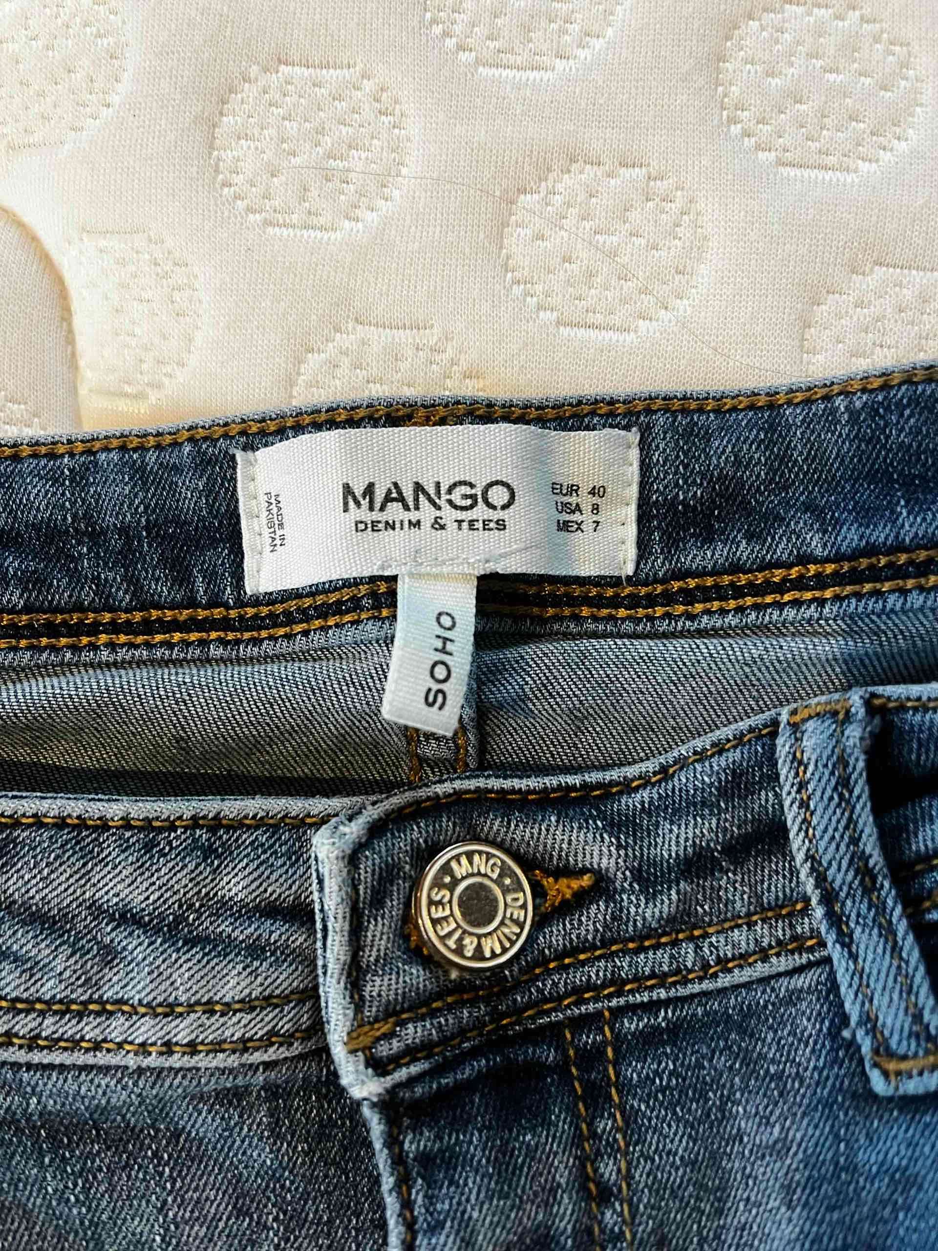 Jeans azul oscuro Mango - miniatura 2