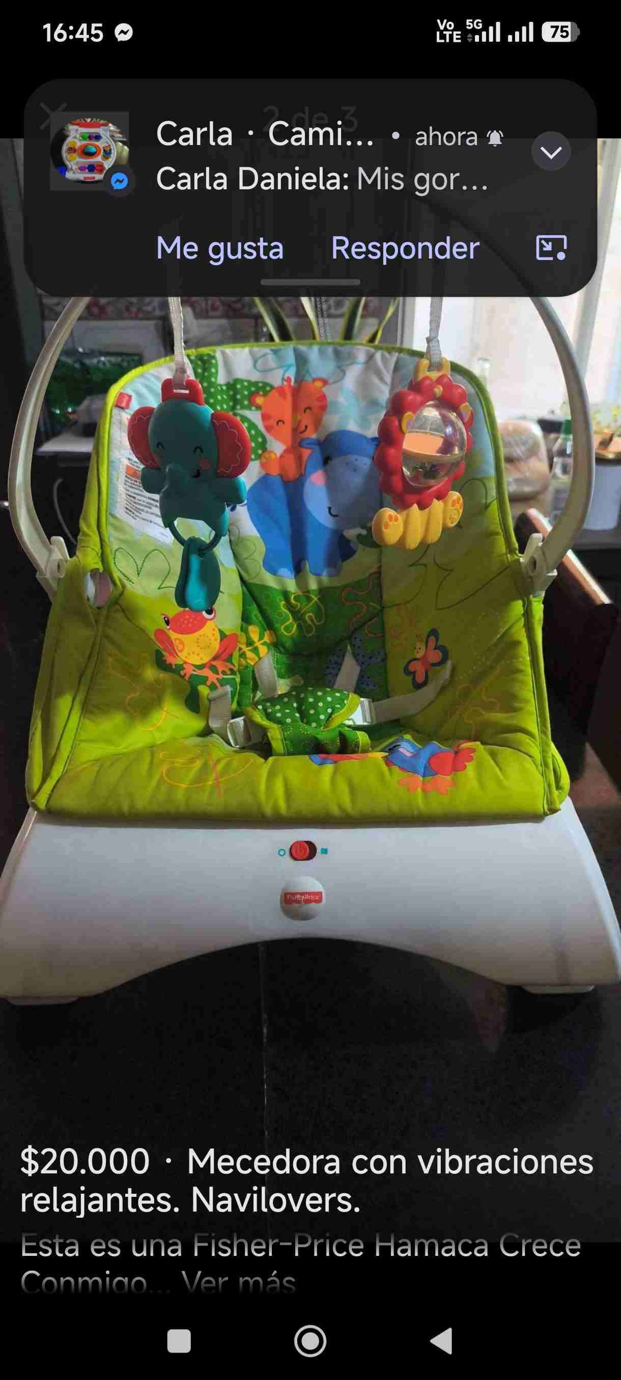 Mecedora vibratoria Fisher-Price - 1