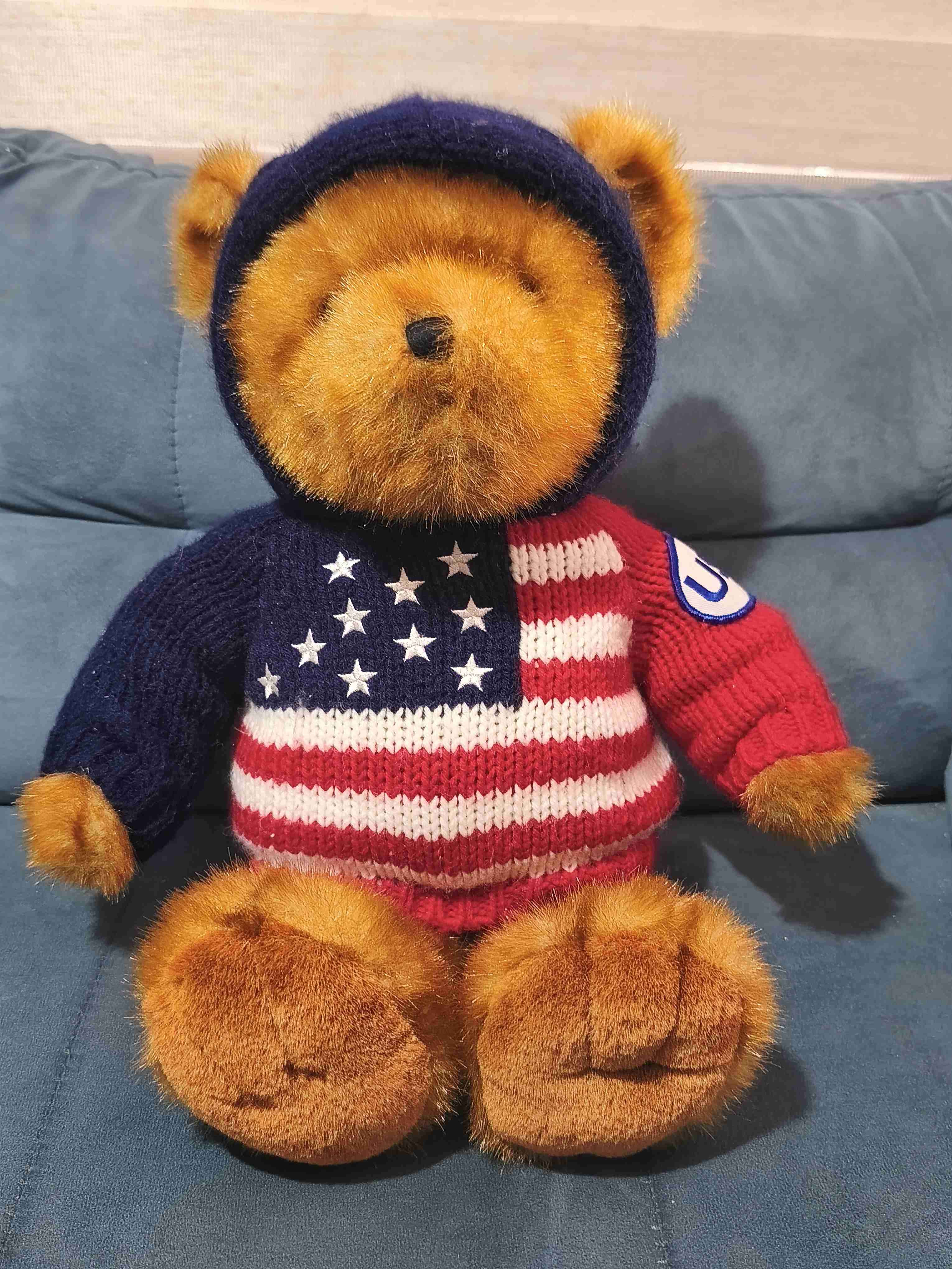 Osito de peluche con polerón USA - 2