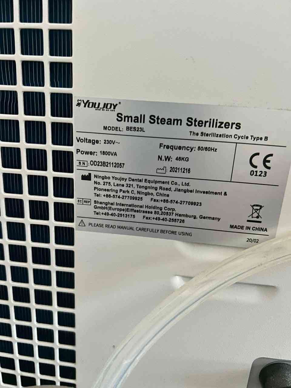 Autoclave BES 23 con Impresora Clase B Youjoy - miniatura 3