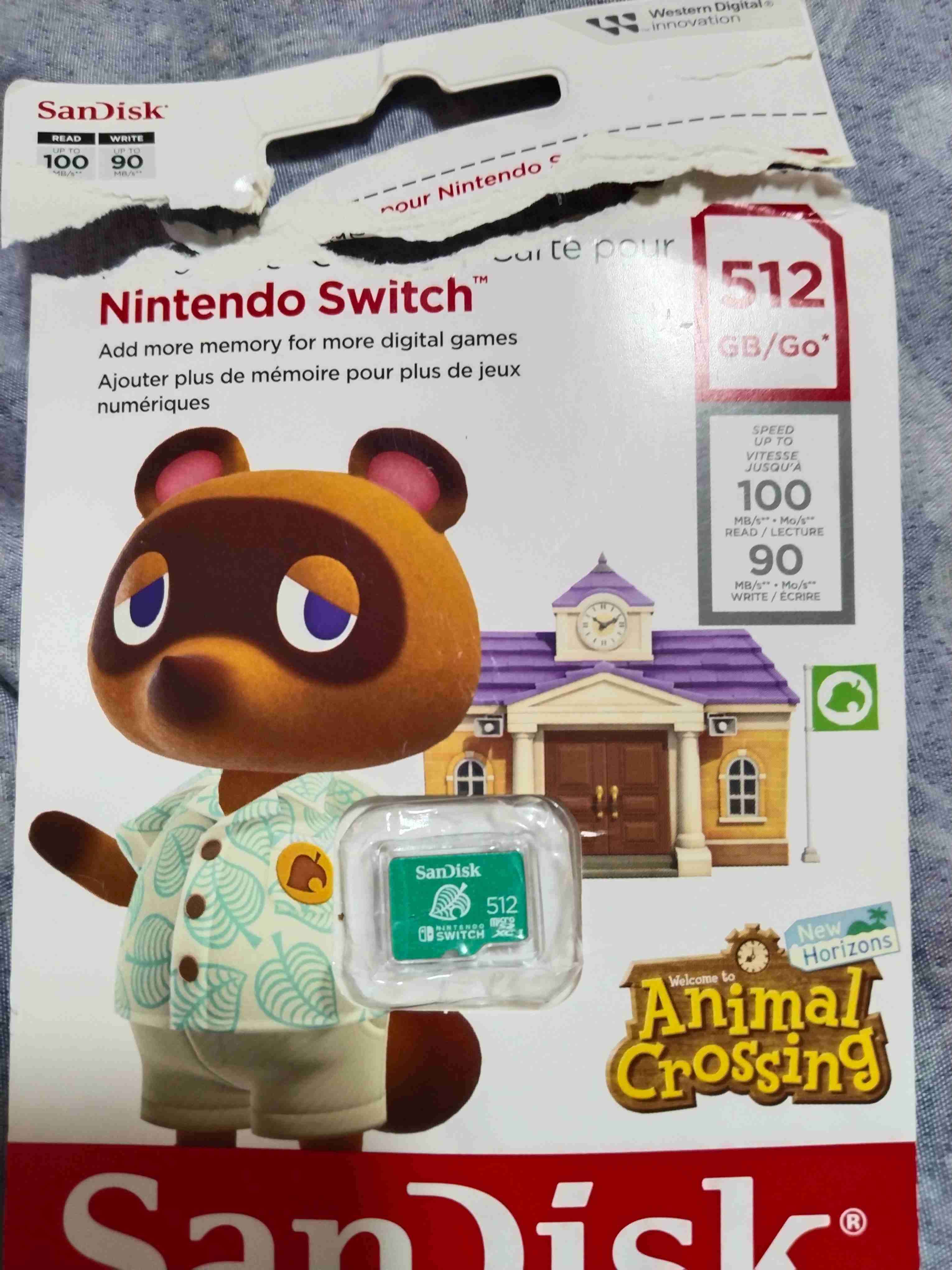 Tarjeta MicroSD SanDisk 512GB Nintendo Switch - miniatura 1