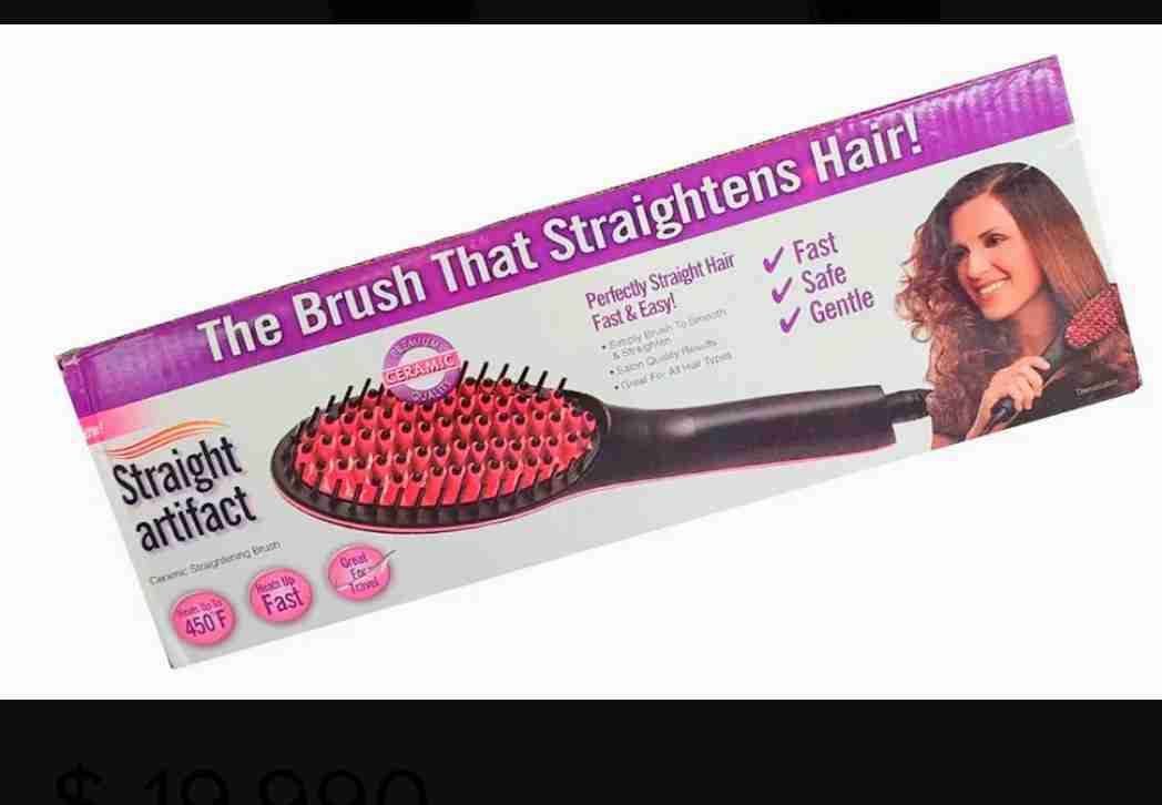 Cepillo alisador eléctrico negro - miniatura 2