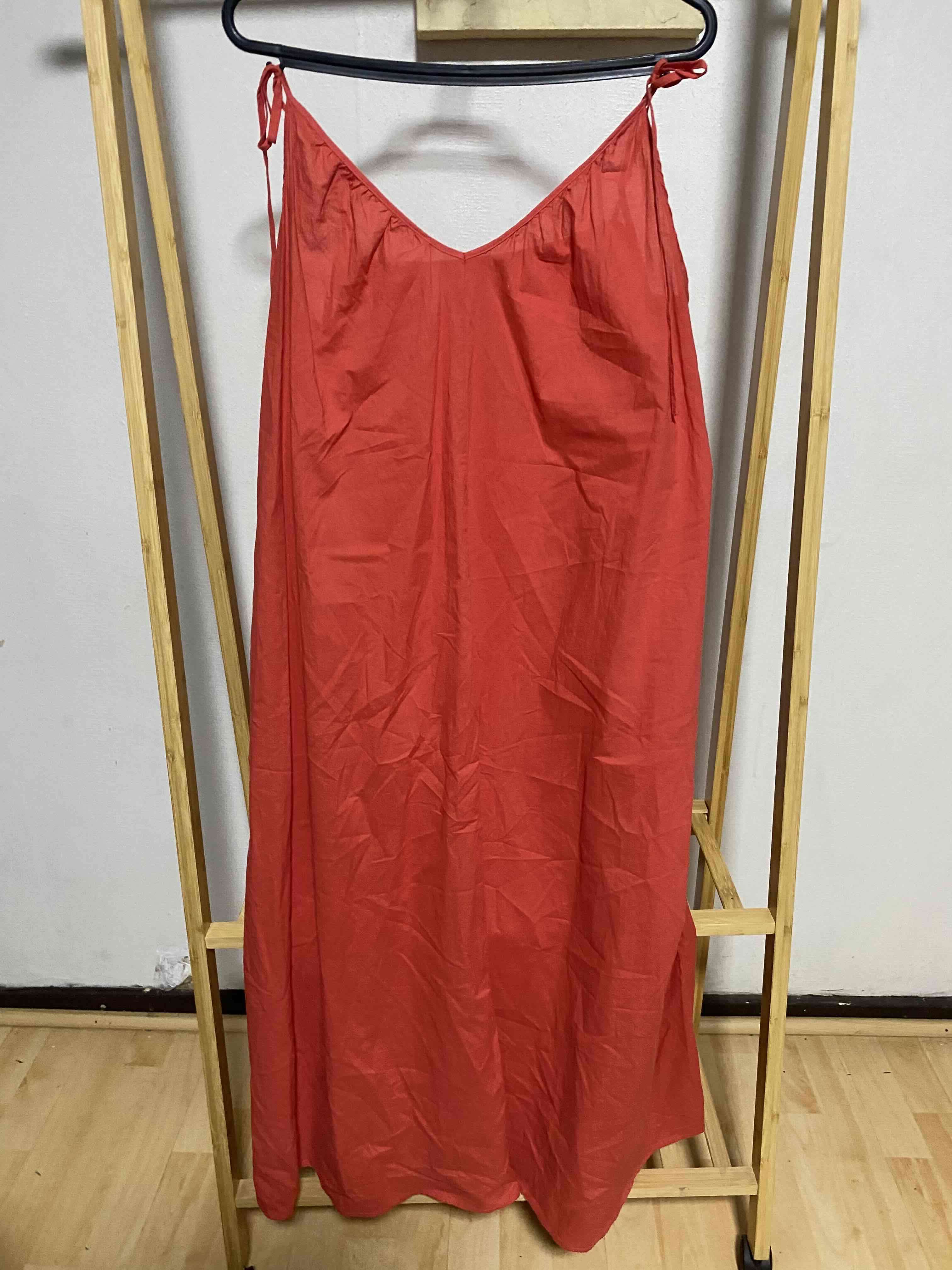 Vestido largo rojo hym talla s