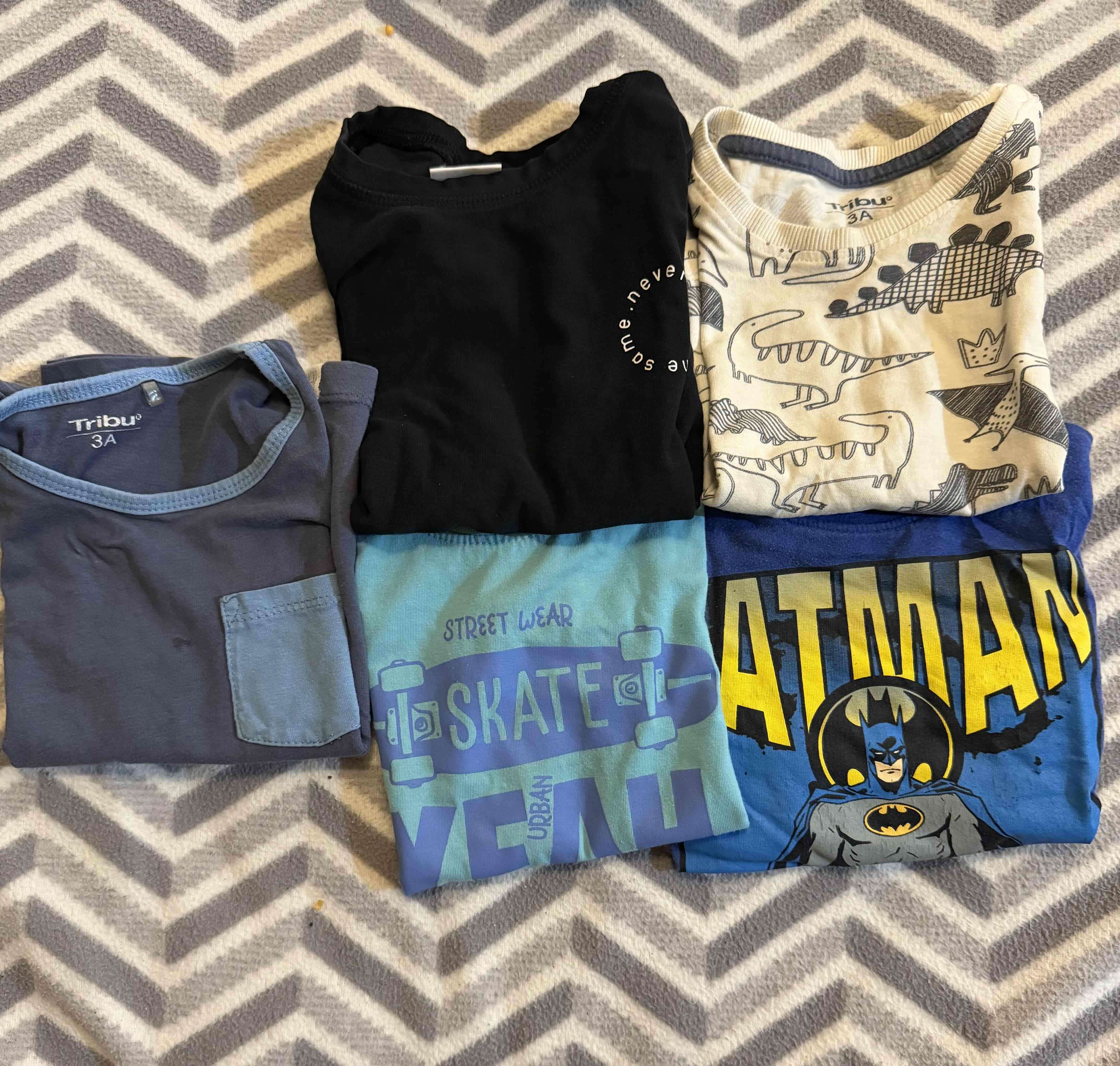 Poleras niños con estampado