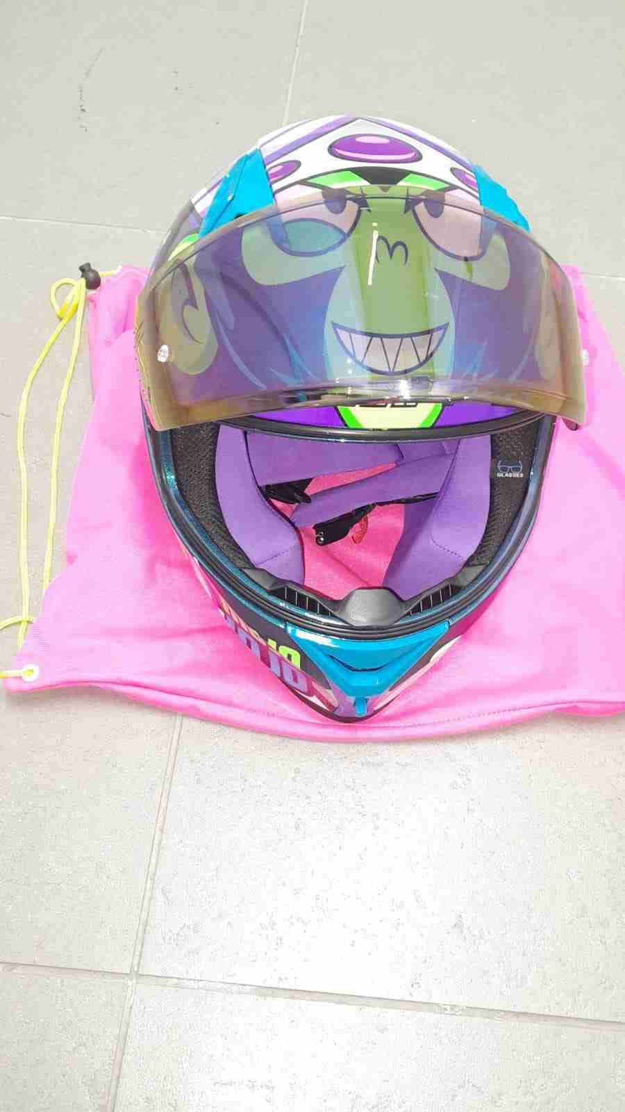 Casco Shaft multicolor para moto - miniatura 2