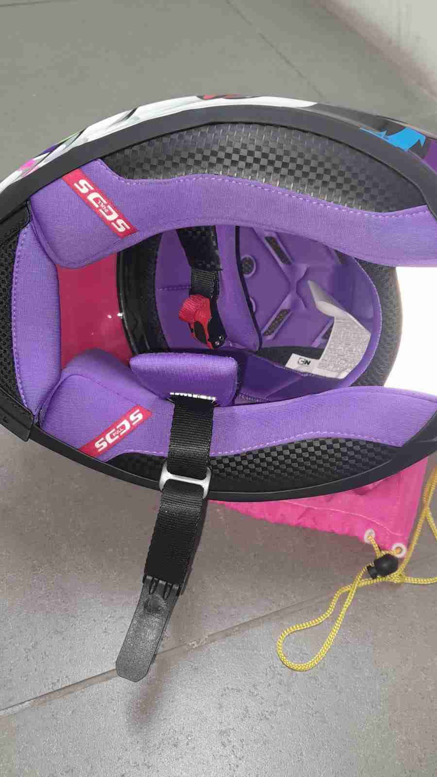 Casco Shaft multicolor para moto - miniatura 4