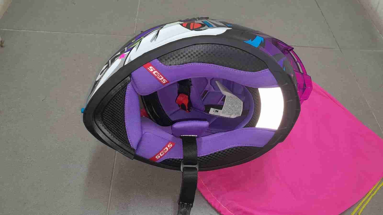 Casco Shaft multicolor para moto - miniatura 5