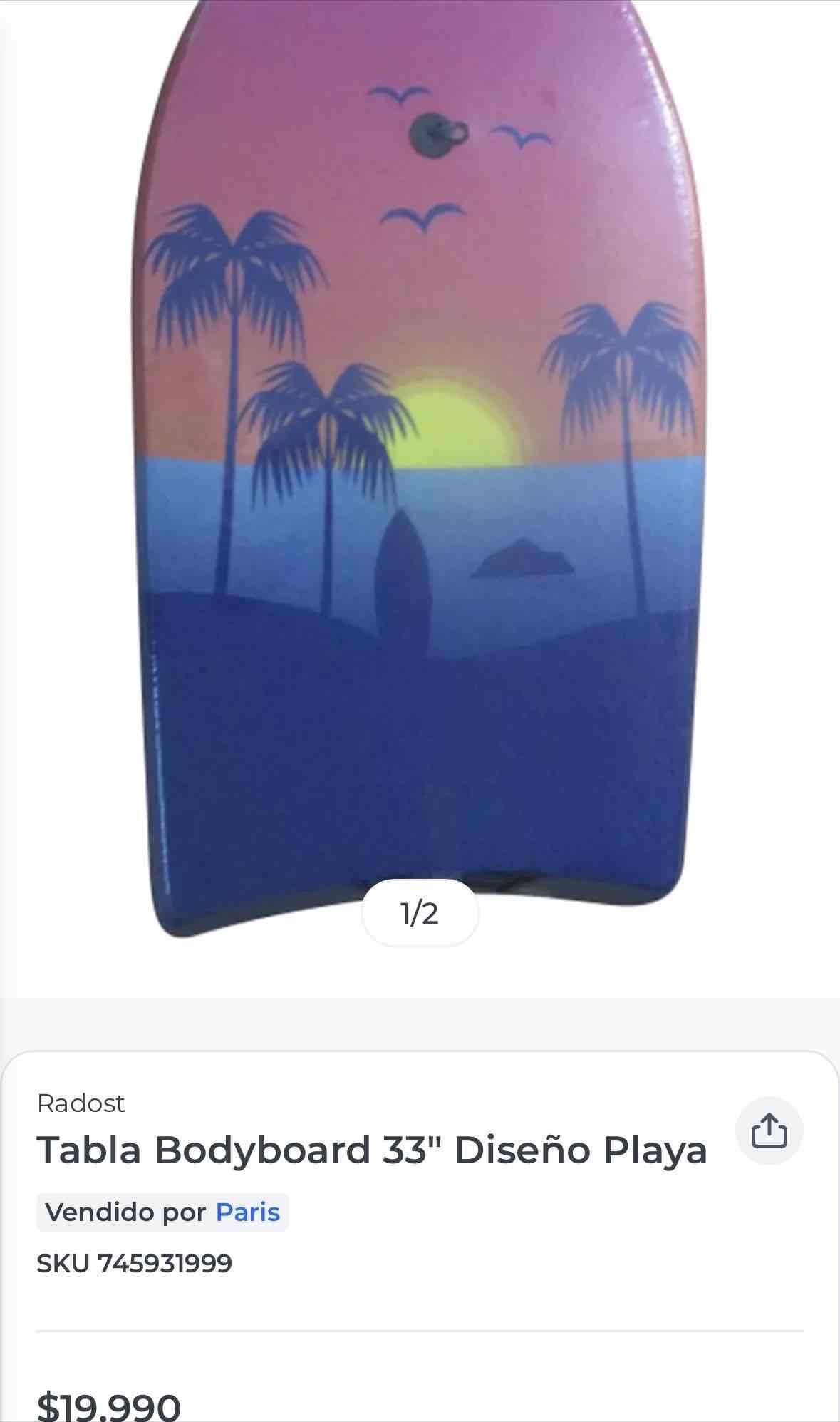 Bodyboards con diseño tropical - 2