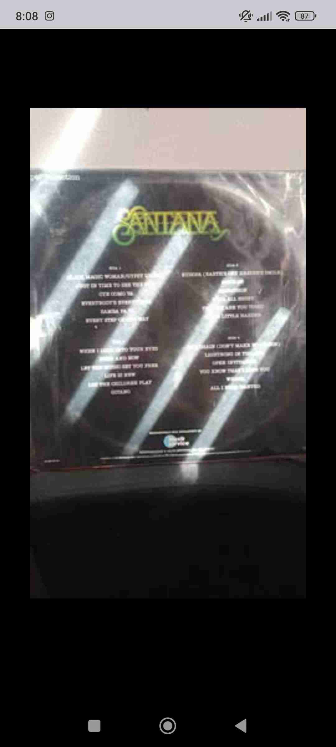 Vinilo de Santana clásico - 2