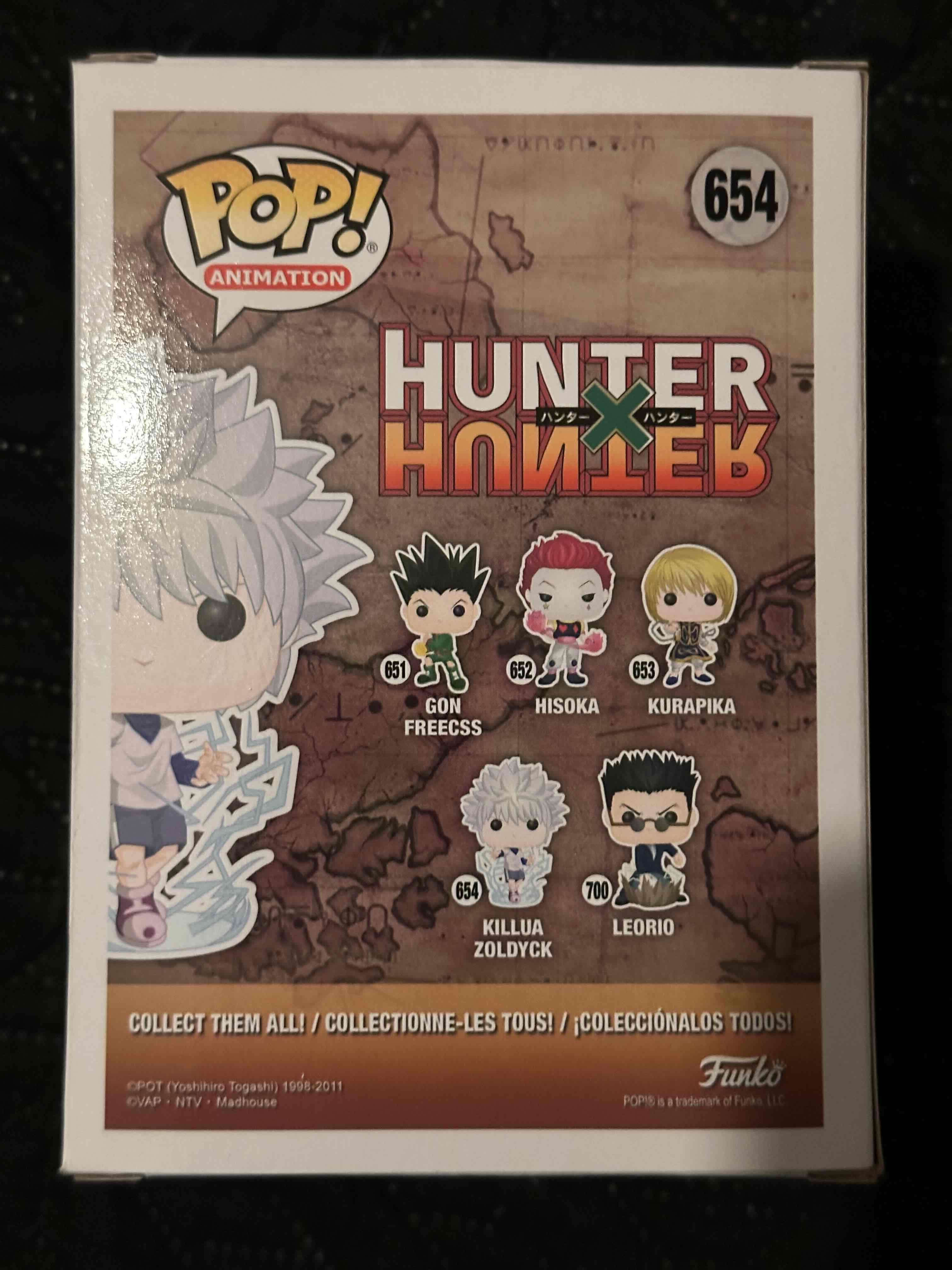 Figura Funko Pop Killua Zoldyck - miniatura 3