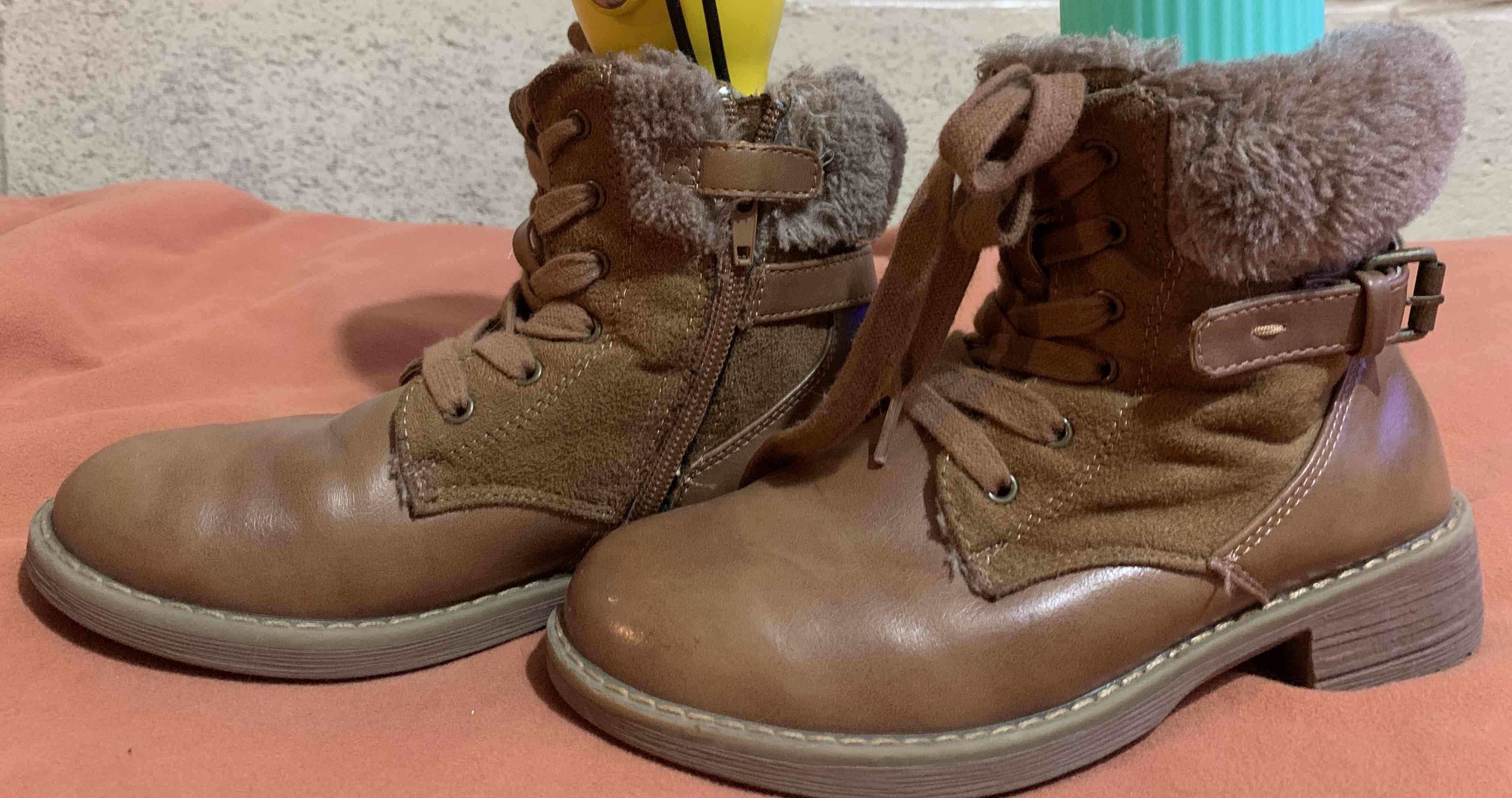 Botines de cuero marrón - 2