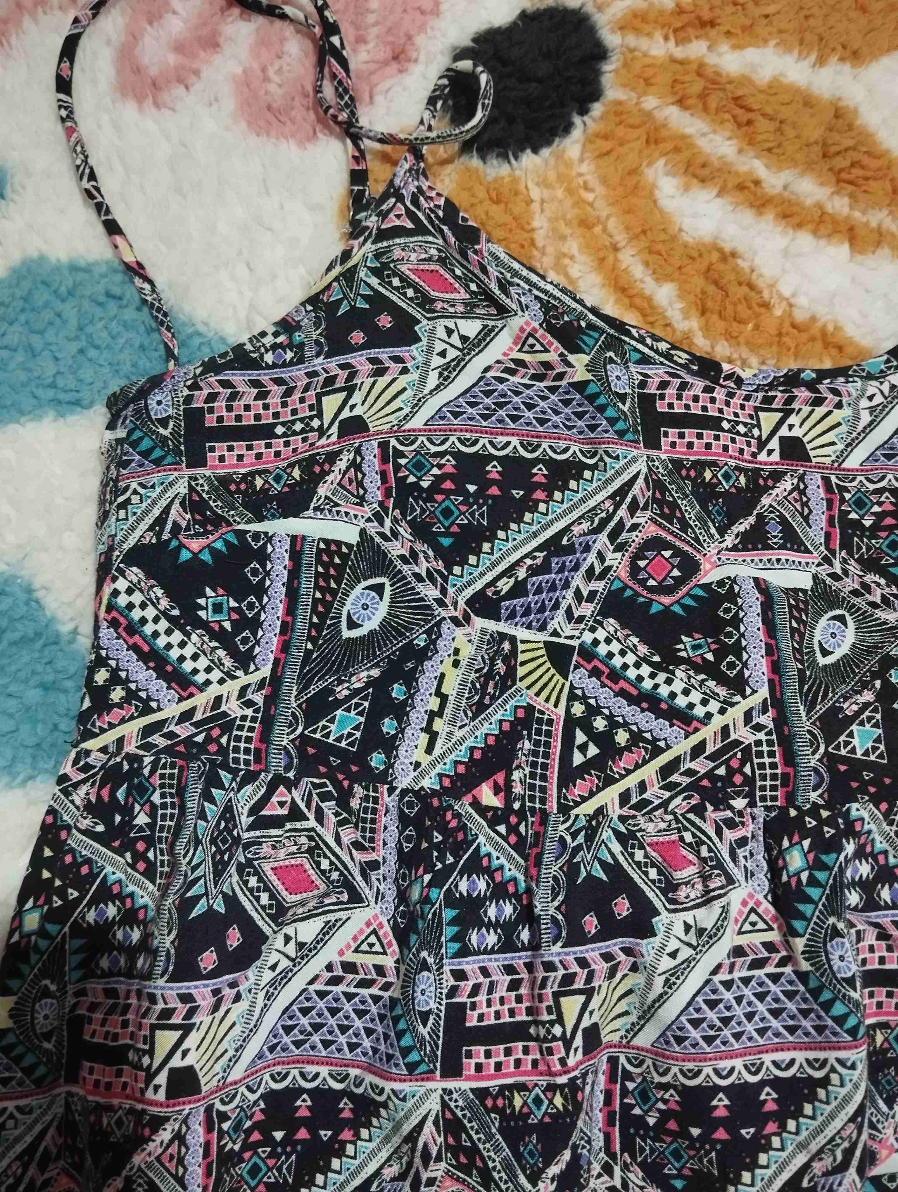 Vestido estampado tirantes - miniatura 3