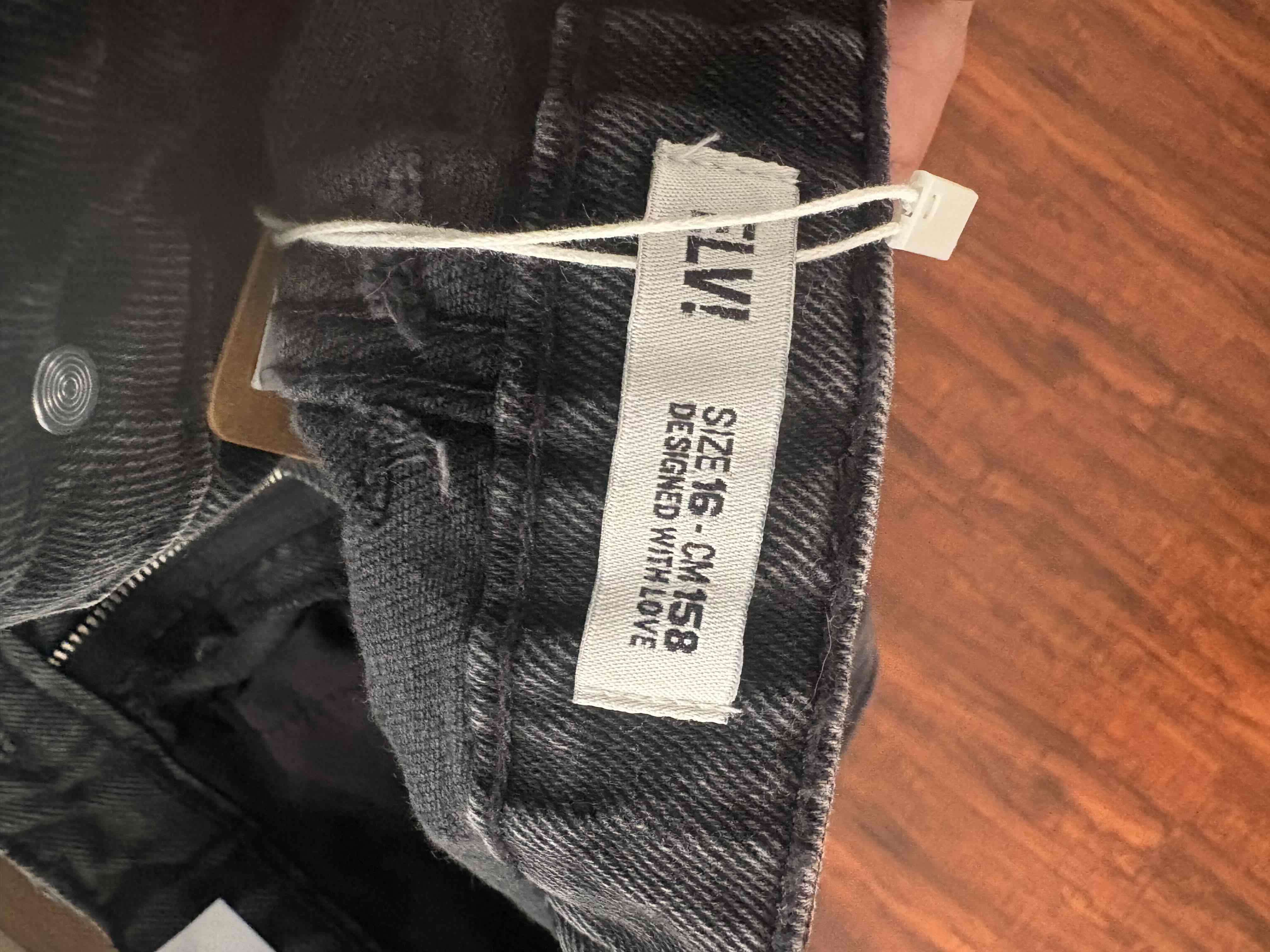 Jeans anchos negros para niña - miniatura 4