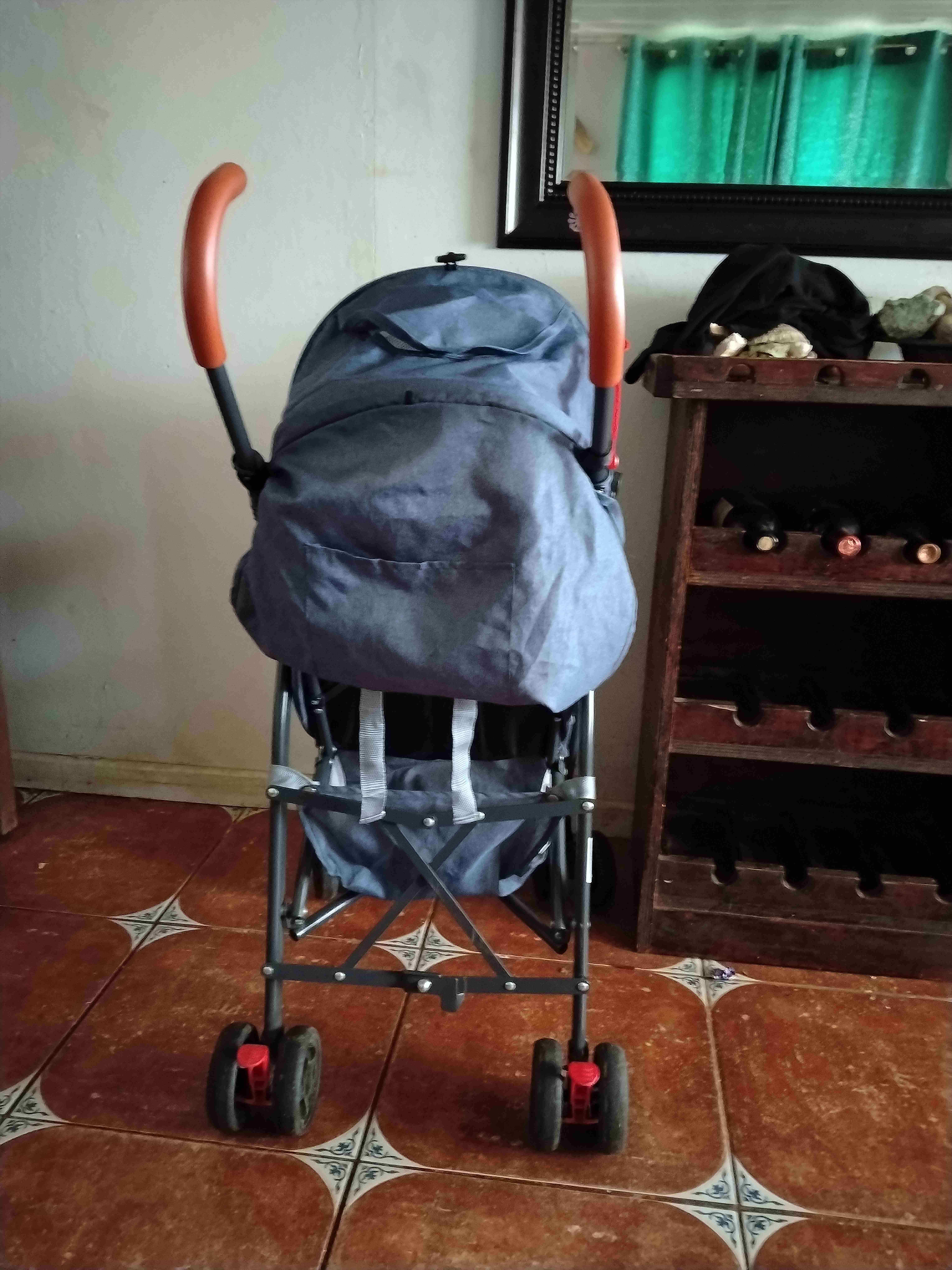 Coche de bebé plegable azul - 2