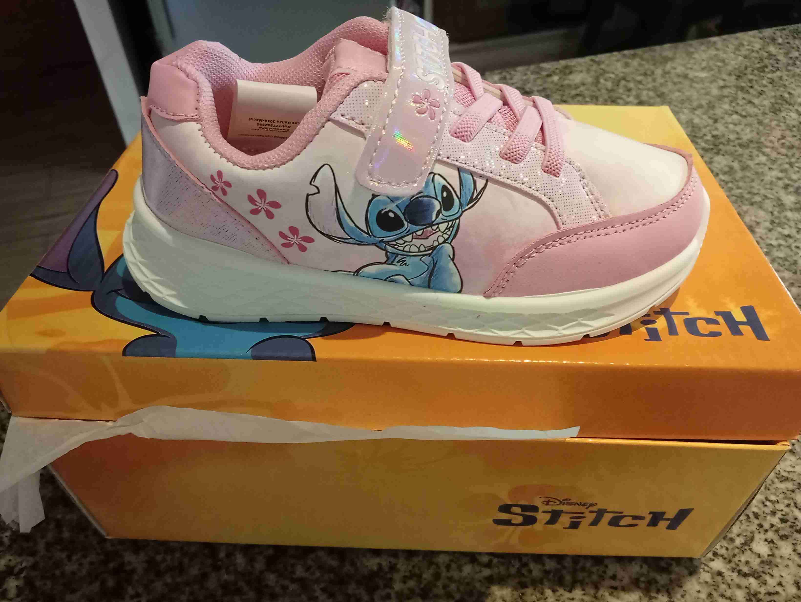 Zapatillas Stitch rosadas para niñas