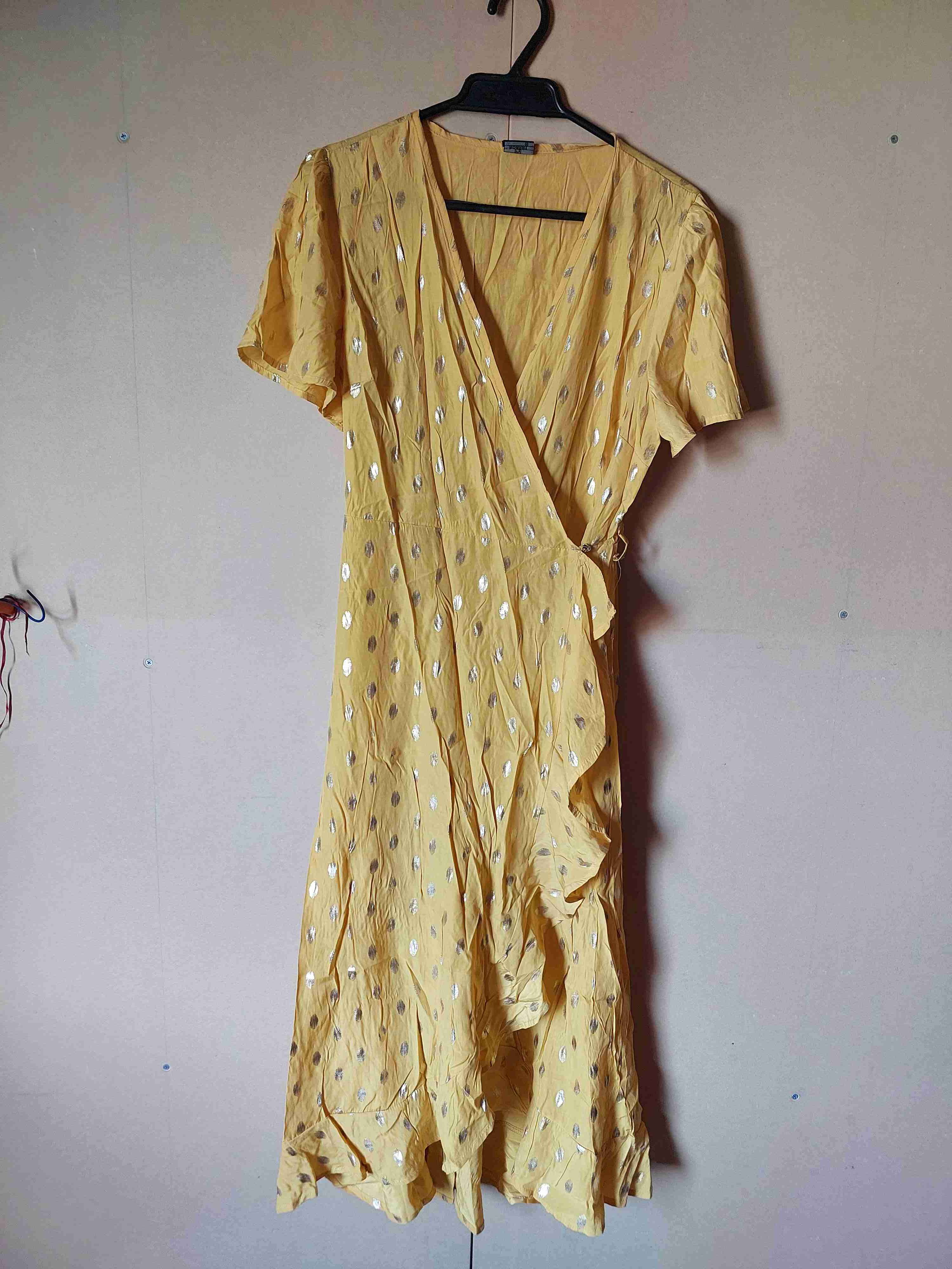 Vestido largo floreado verde - miniatura 3