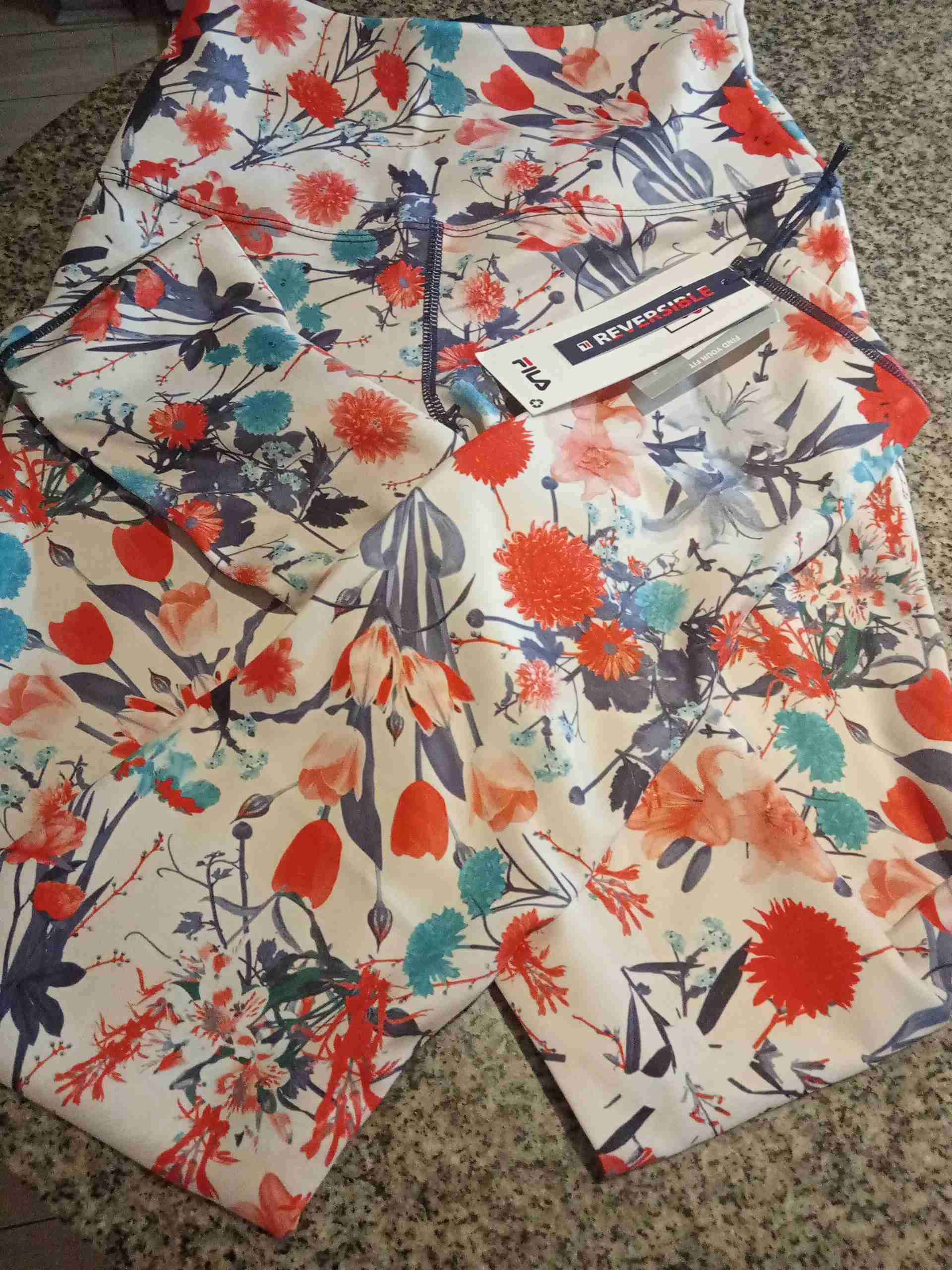 Calzas deportivas reversible florales Fila
