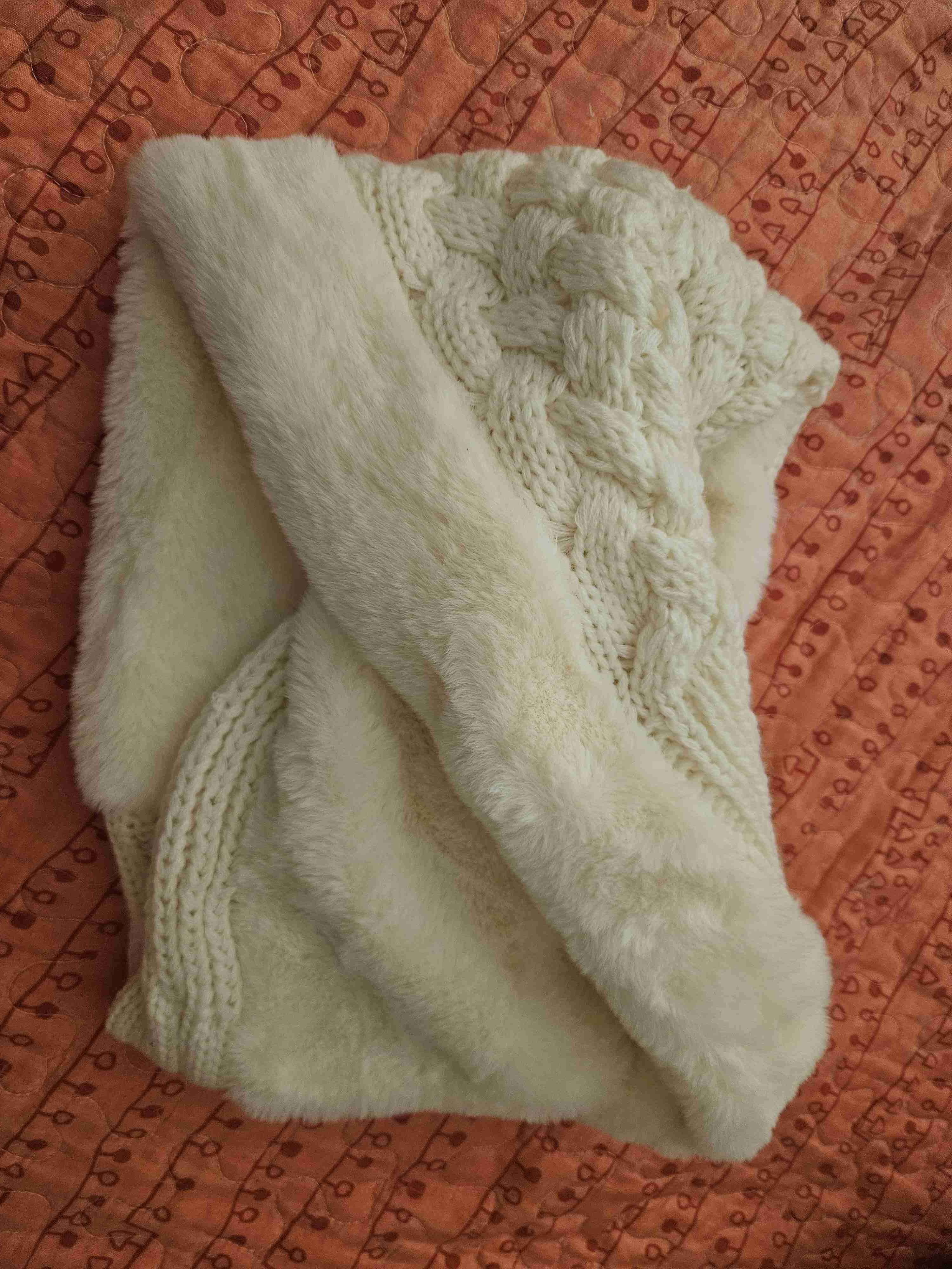 Bufanda loop de lana y chiporro - 2