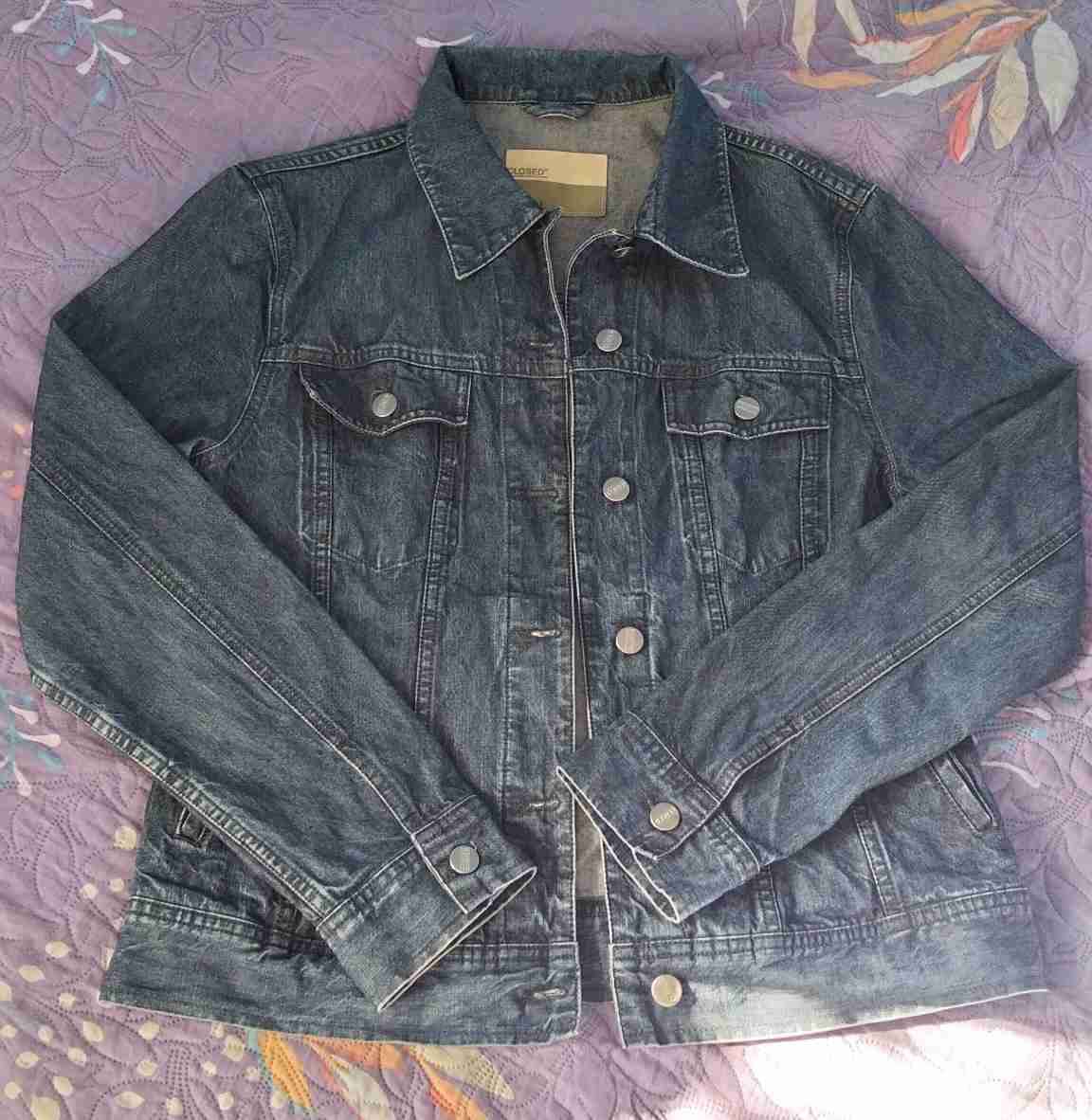 Chaqueta de mezclilla azul