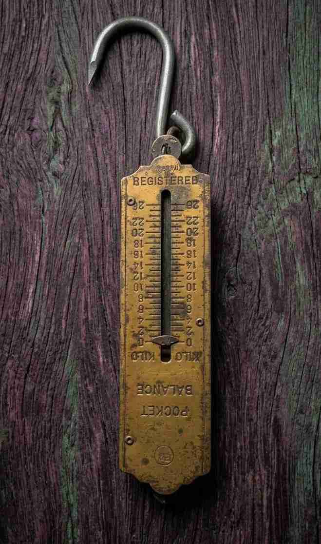 Balanza de bolsillo alemana marca H.B - miniatura 1