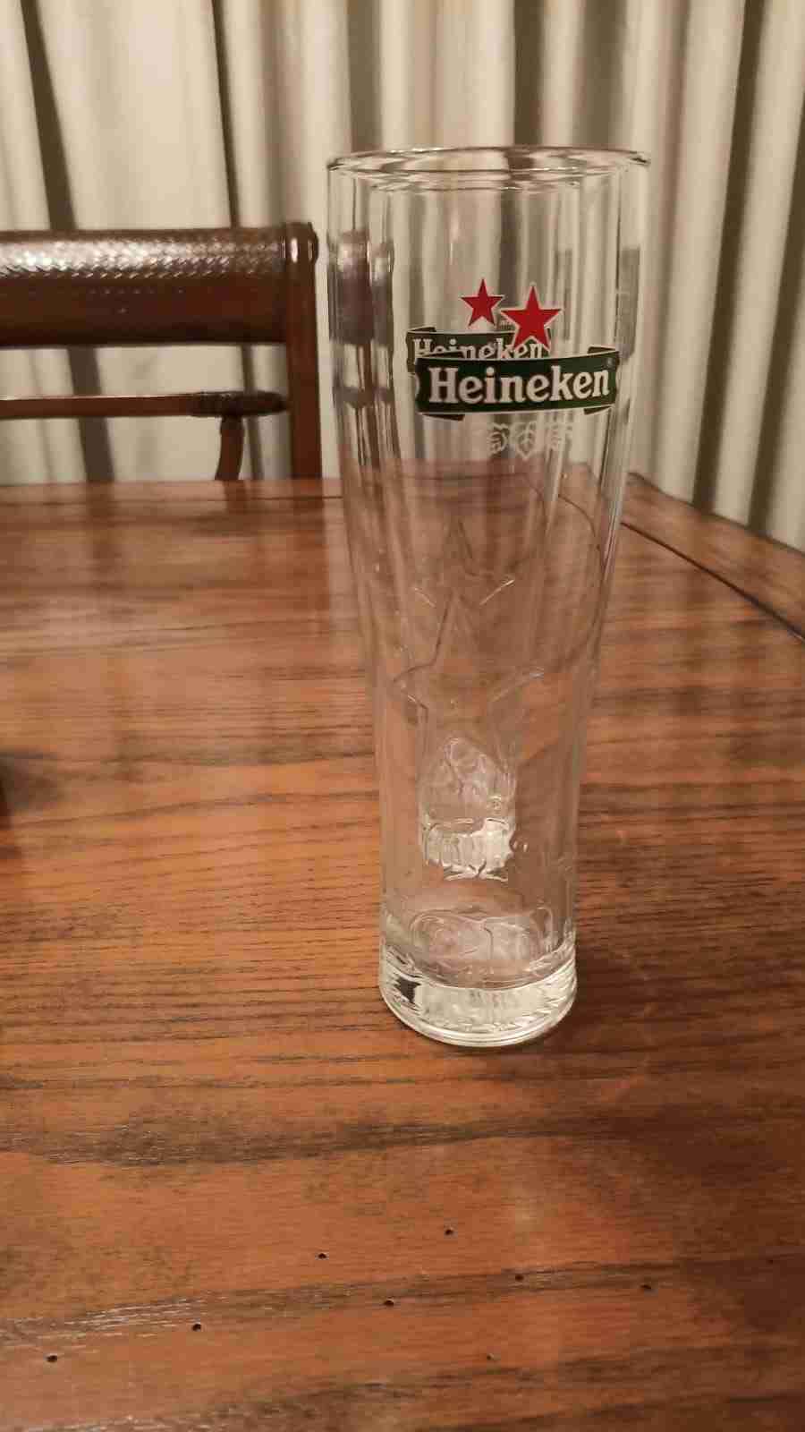Vasos de vidrio schopero Heineken 500 cc