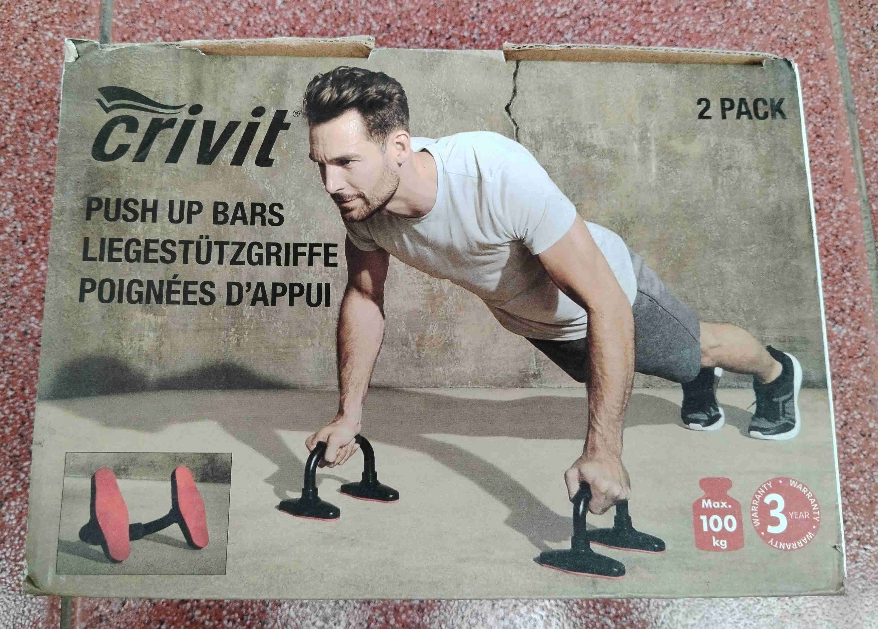 Barras para flexiones Crivit - miniatura 1