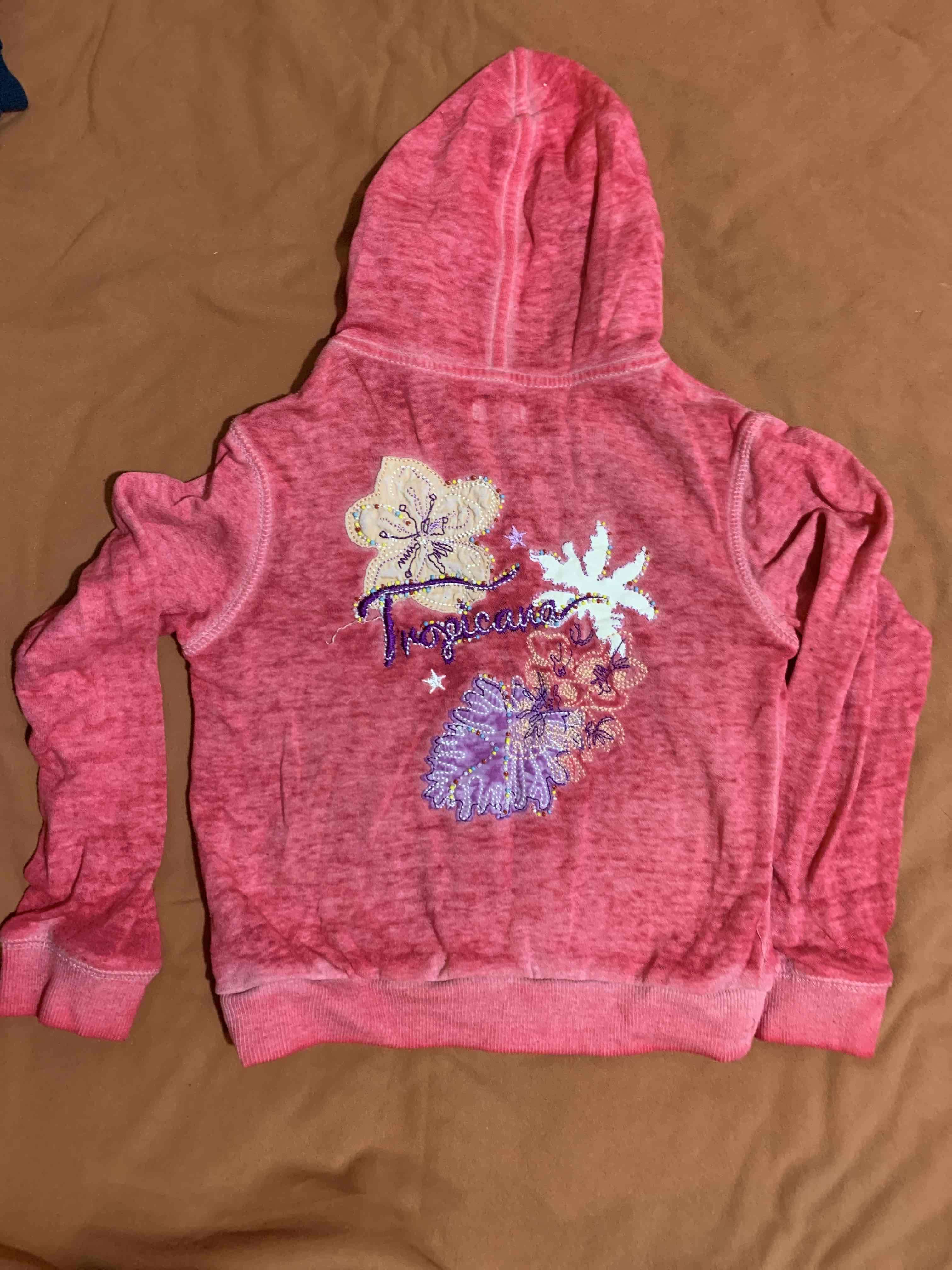 Poleron rosado con capucha - 2