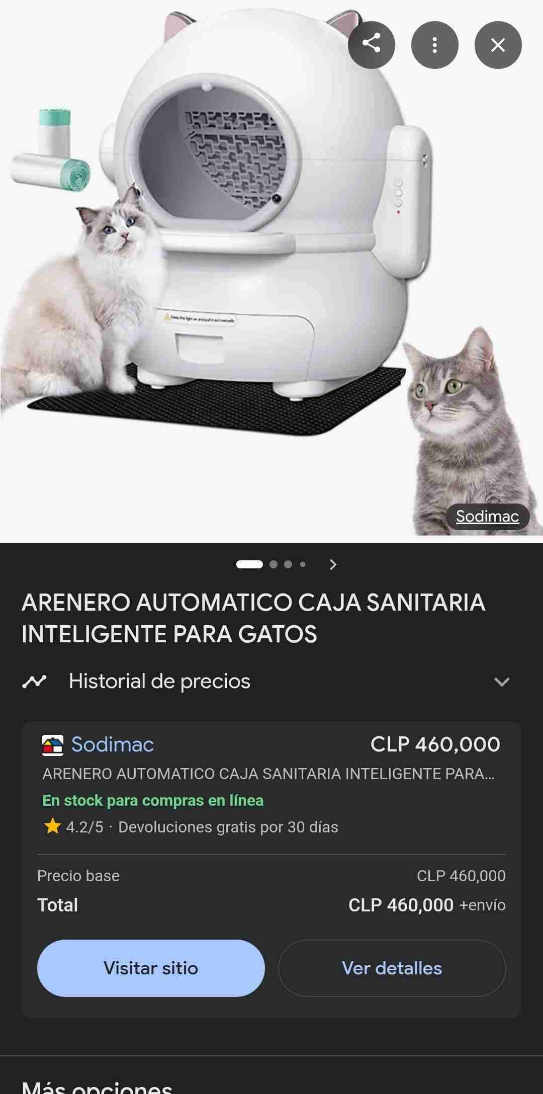 Arenero automático para gatos - miniatura 5