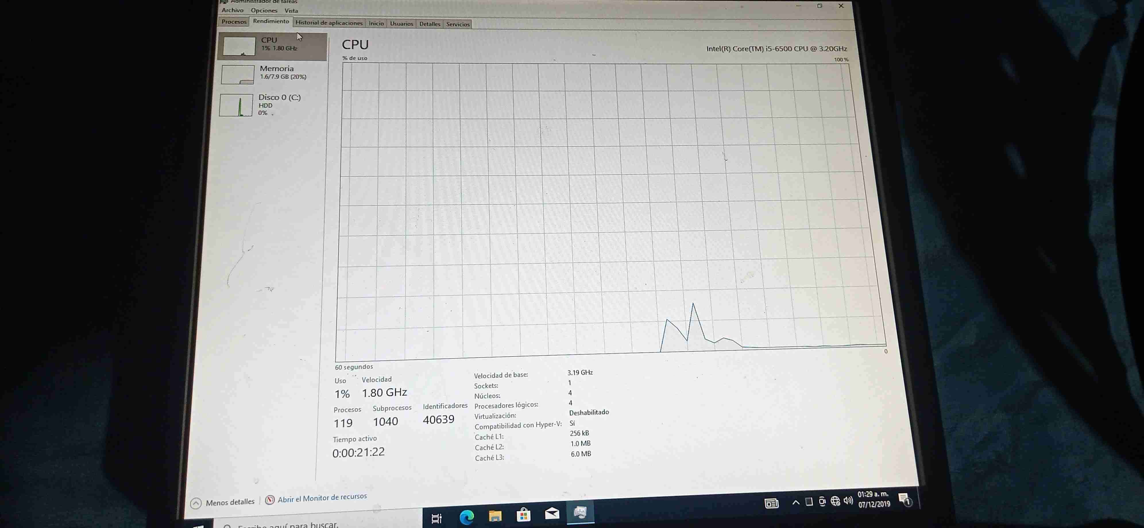 Hp PRODESK i5 6500 + 8 gb drr4 + 500 disco. - miniatura 3