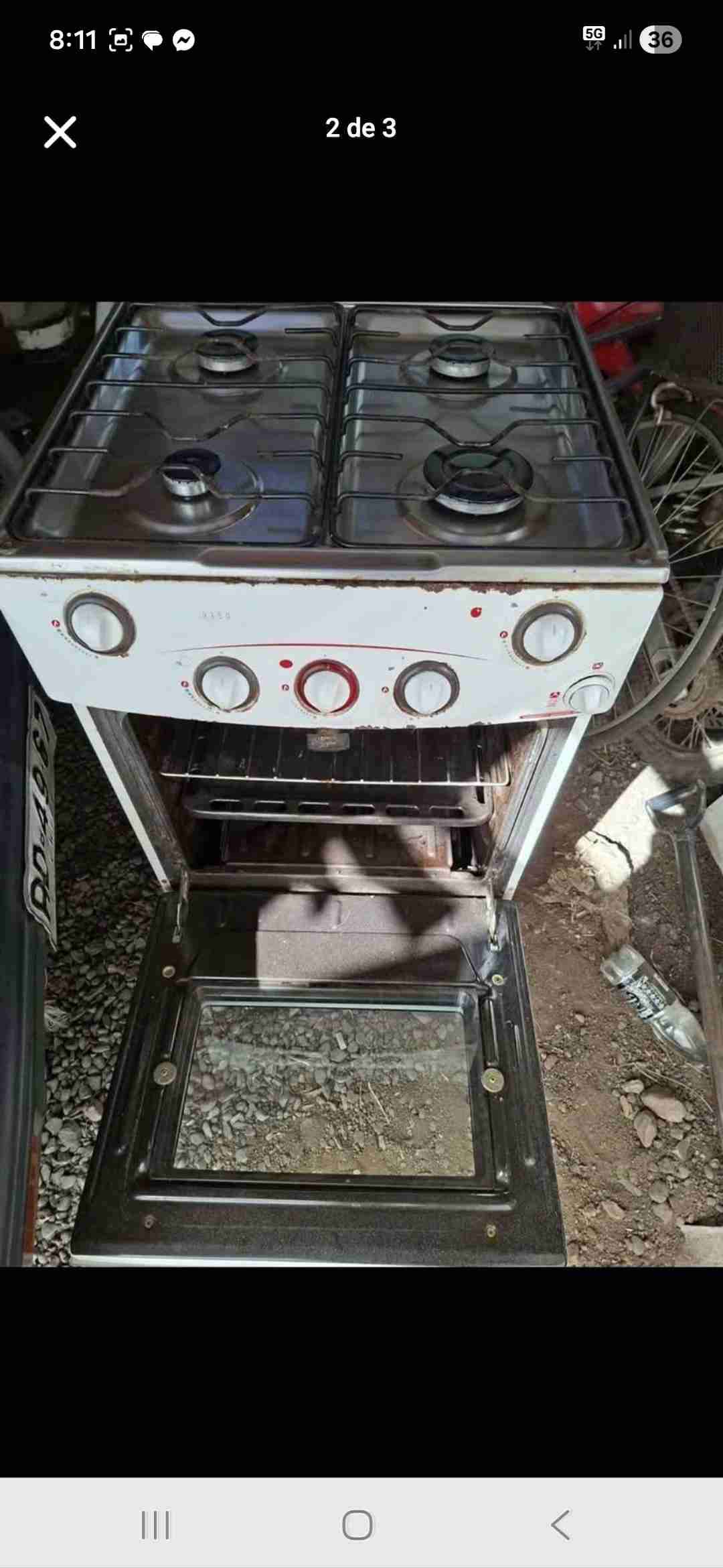 Cocina a gas de 4 quemadores - miniatura 2