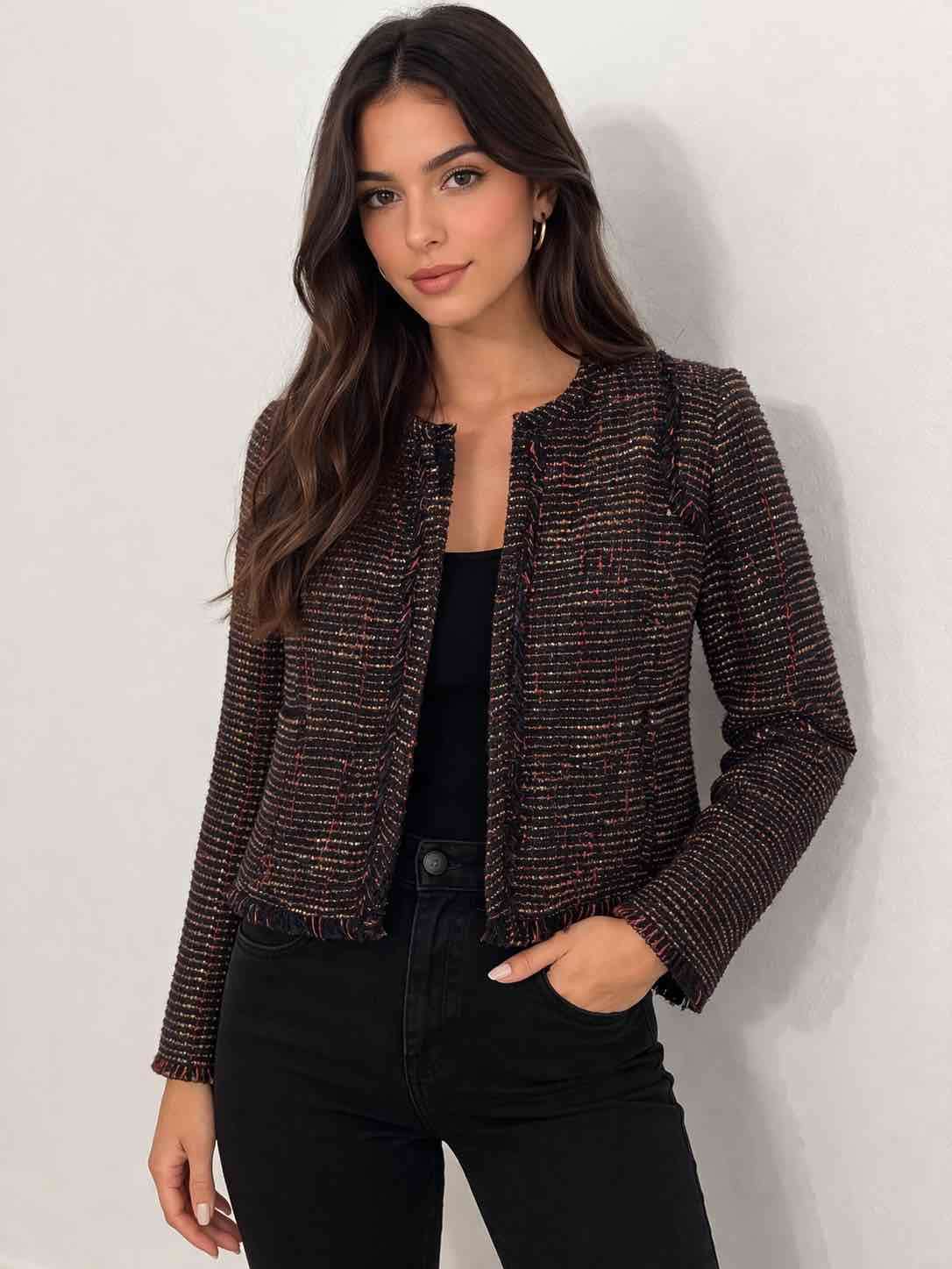 Chaqueta tweed banana Republic - miniatura 2
