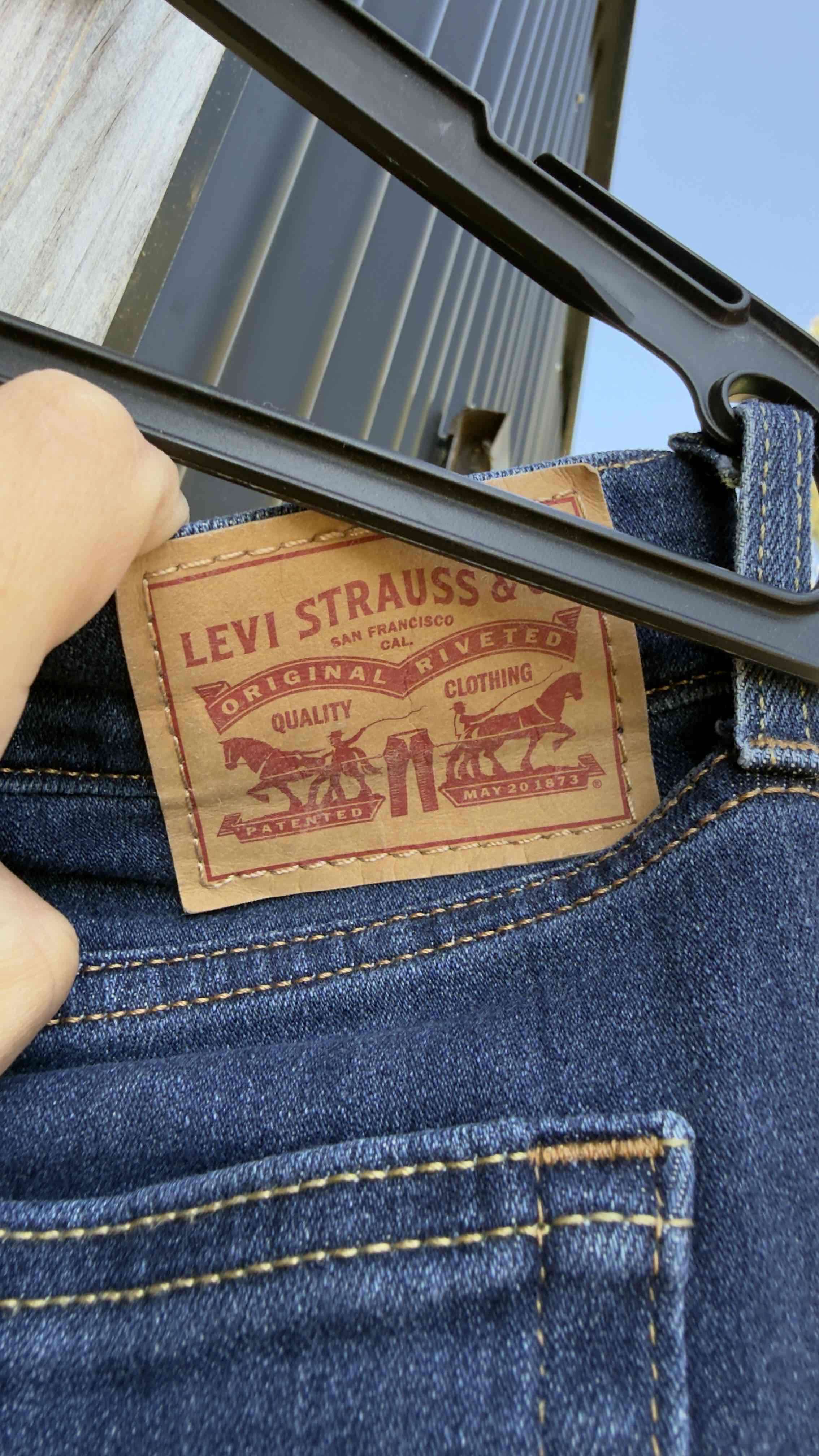 Jeans clásicos azul oscuro Levi’s mujer - miniatura 2