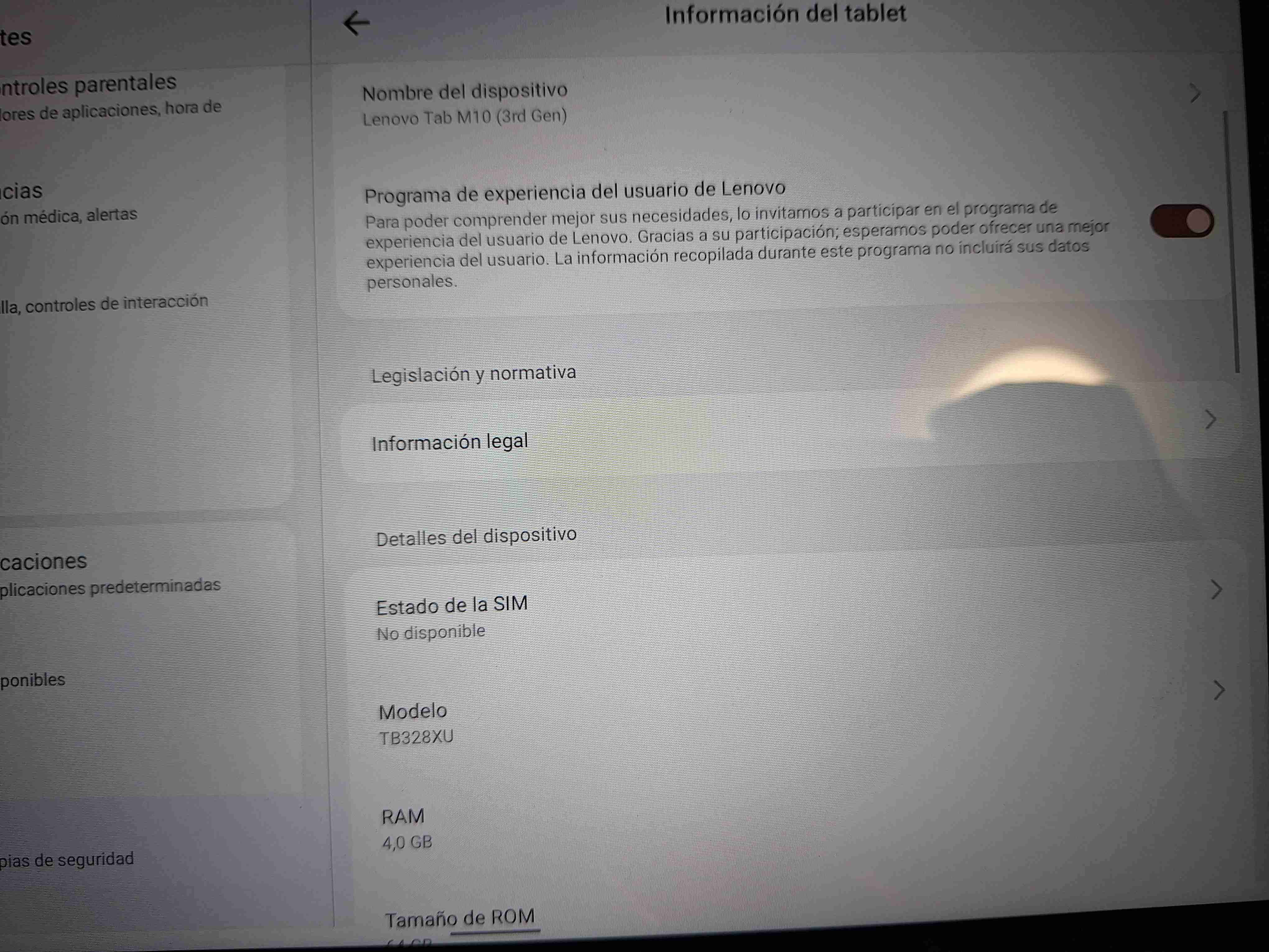 📢 Tablet Lenovo Tab M10 (3ra Gen) – Como Nueva / P - miniatura 3