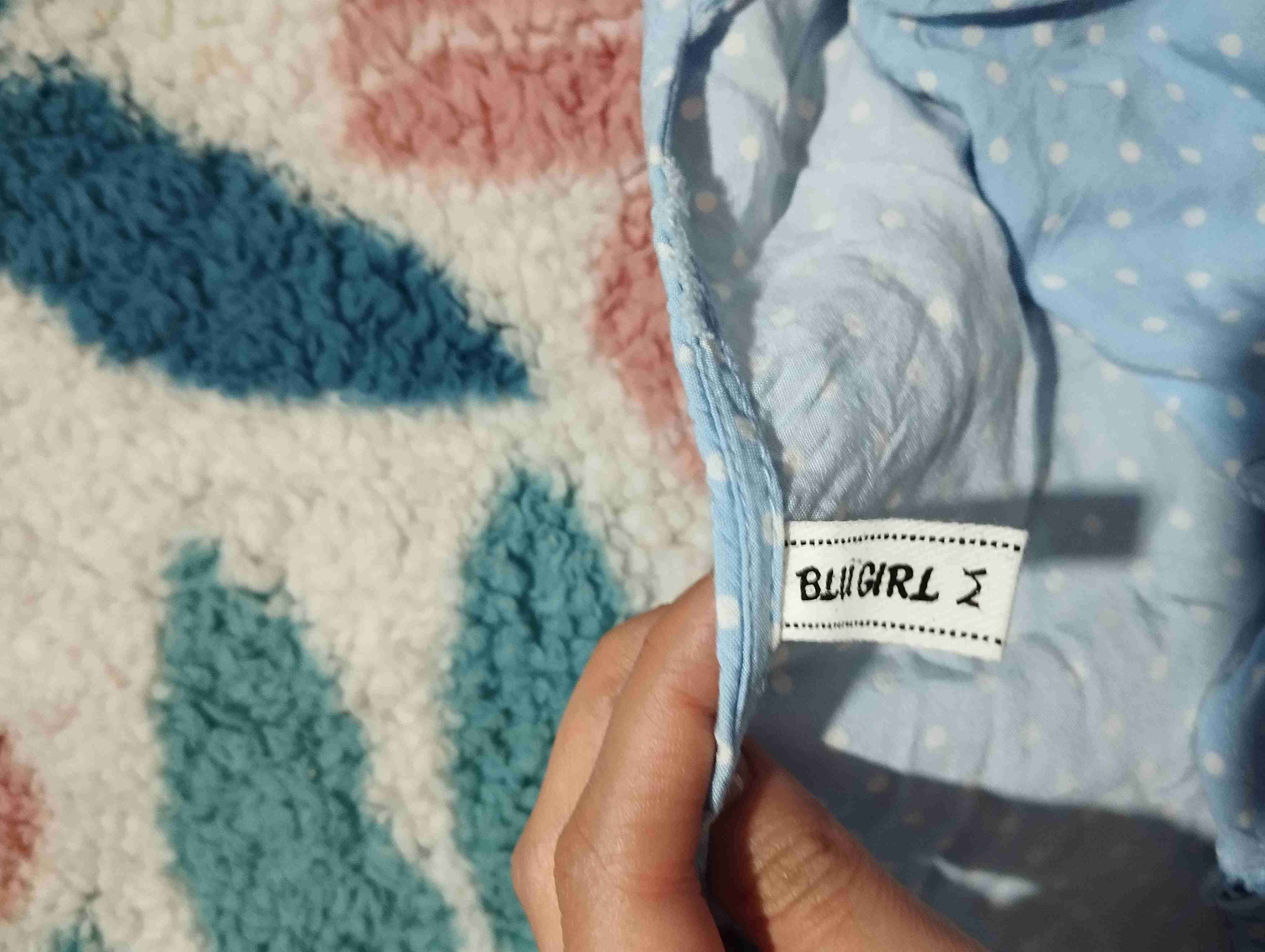 Enterito corto celeste a lunares - miniatura 3