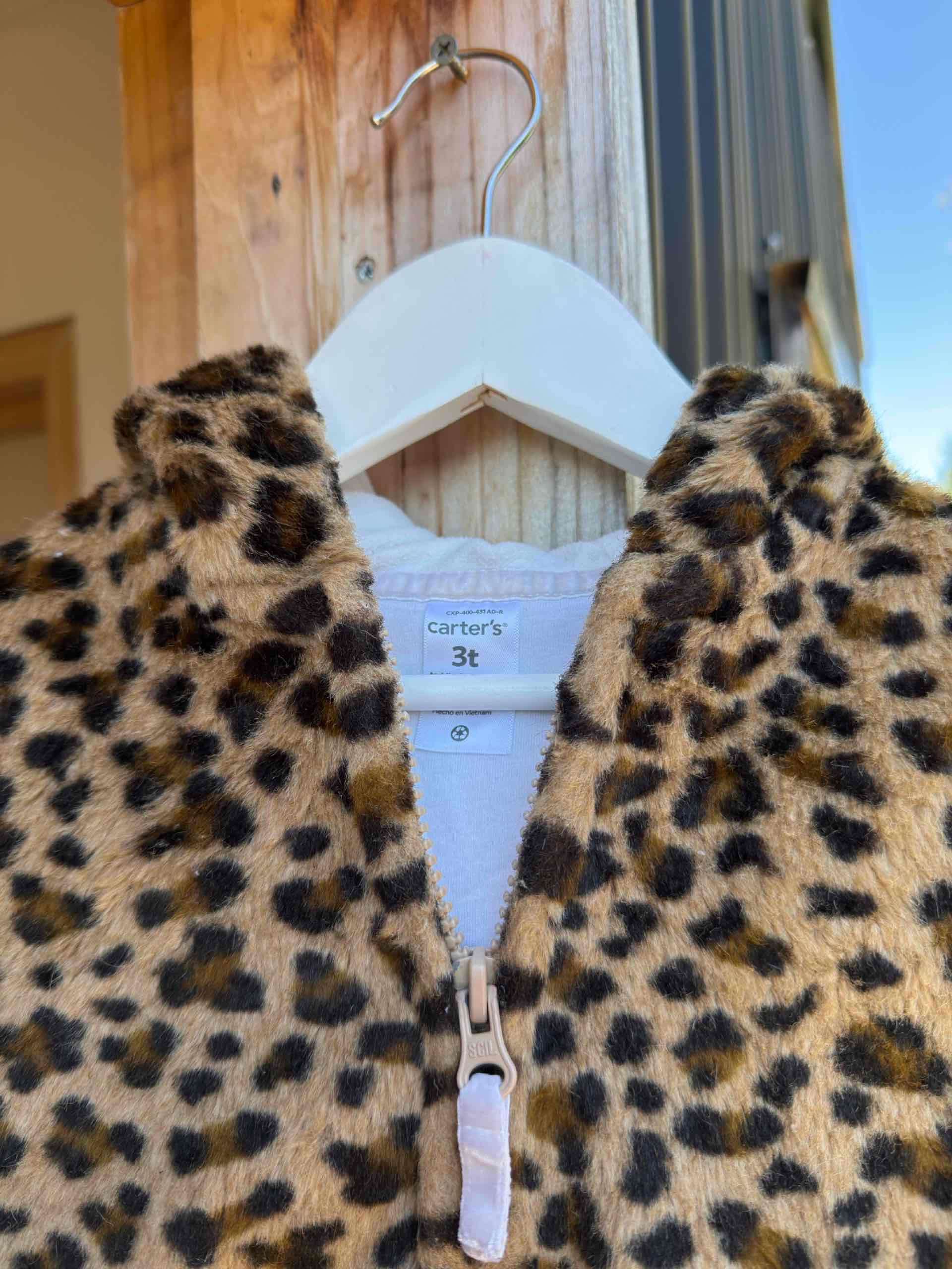 Peludo de peluche infantil leopardo - miniatura 3