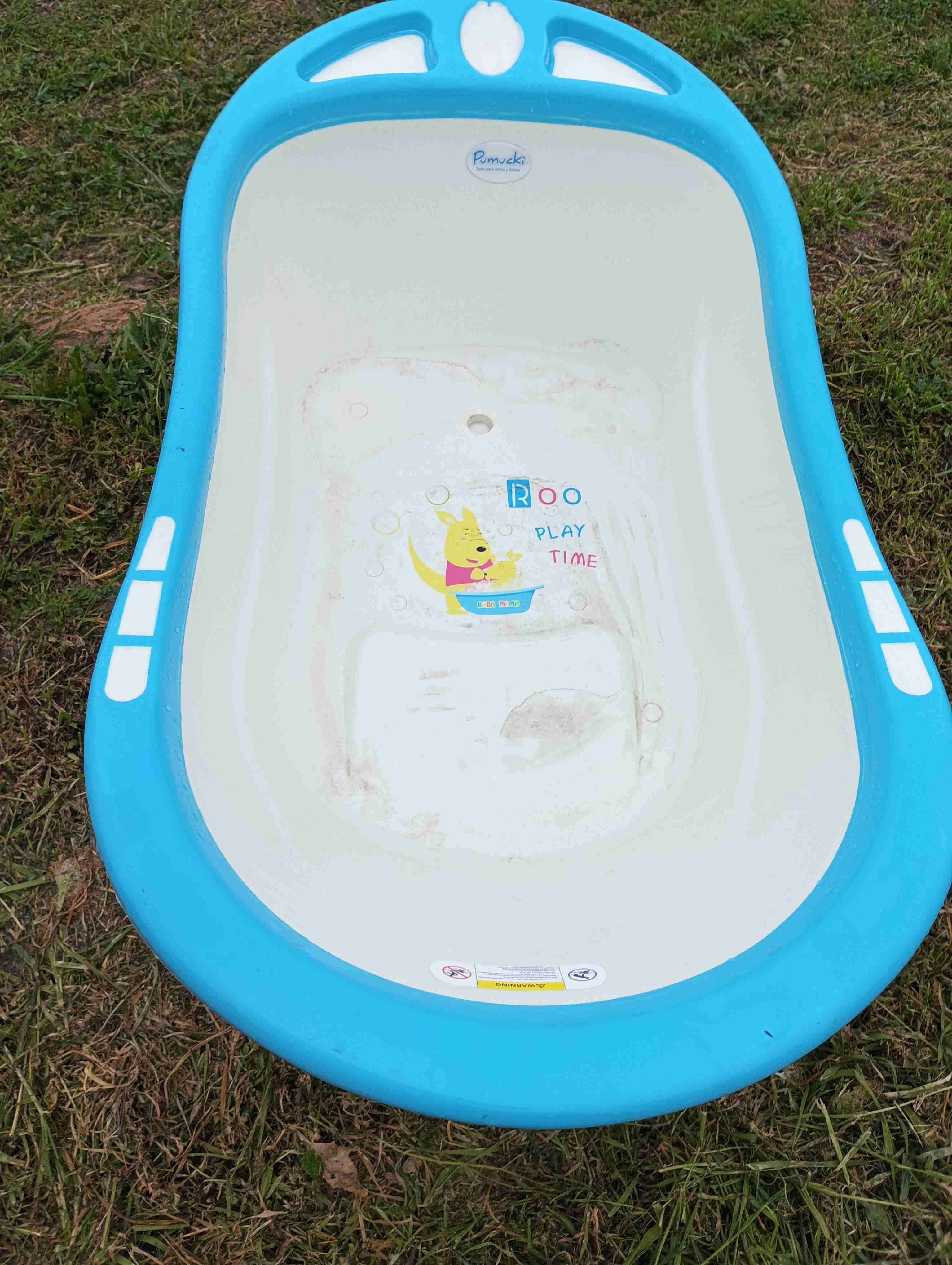 Tina de baño azul para bebé - 2