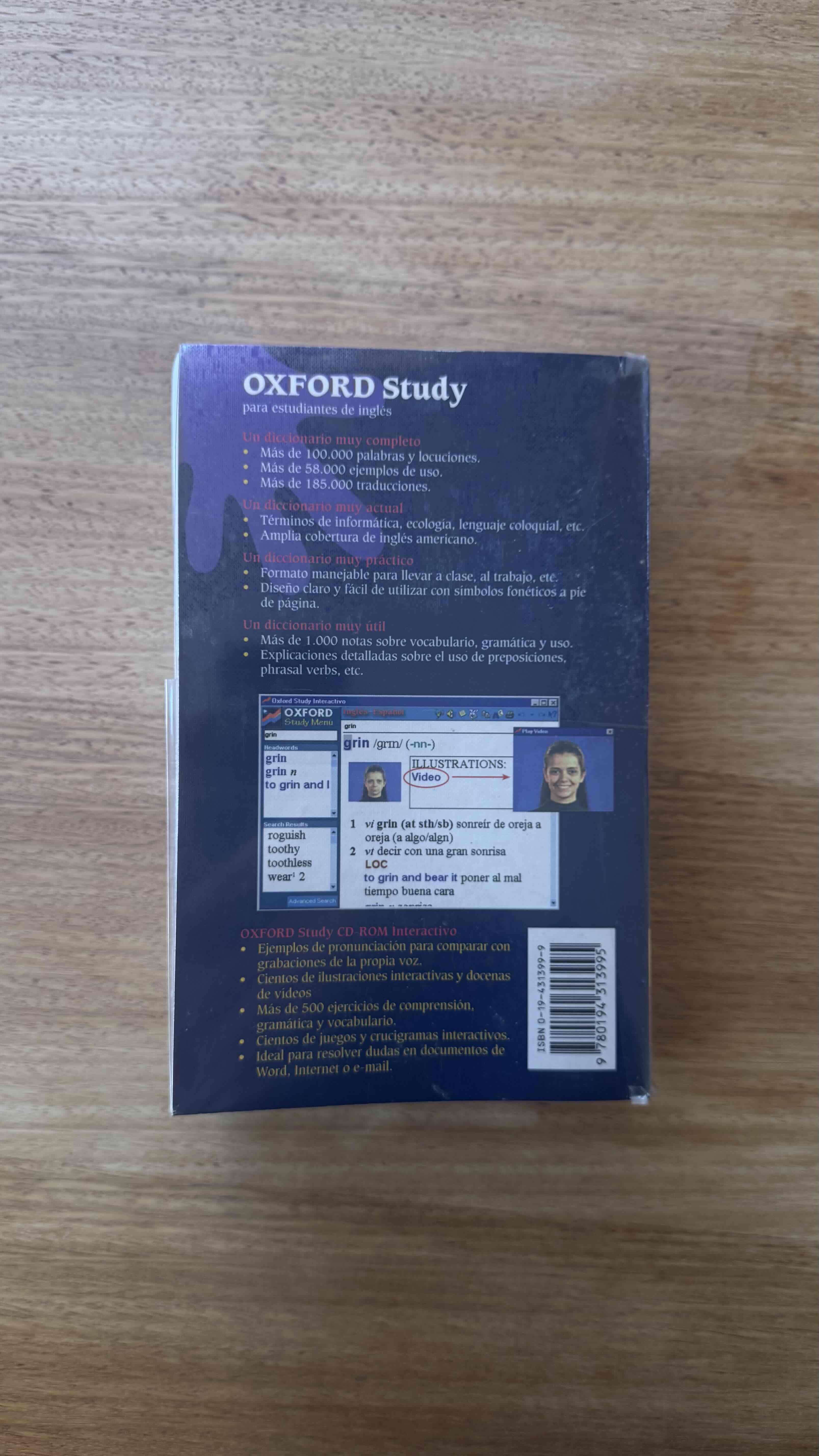 Diccionario inglés OXFORD STUDY - miniatura 3