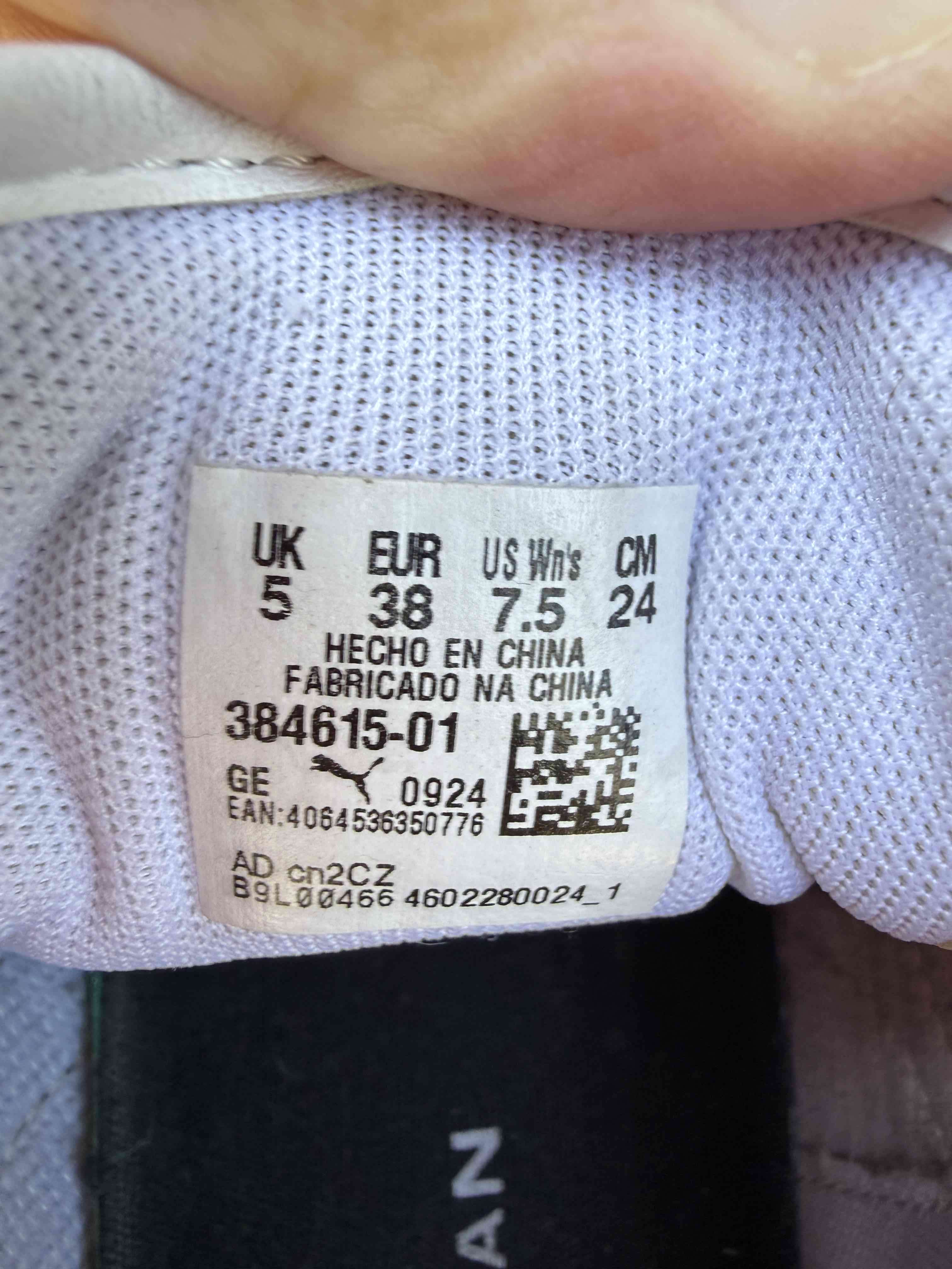 Zapatillas blancas deportivas mujer puma - miniatura 3