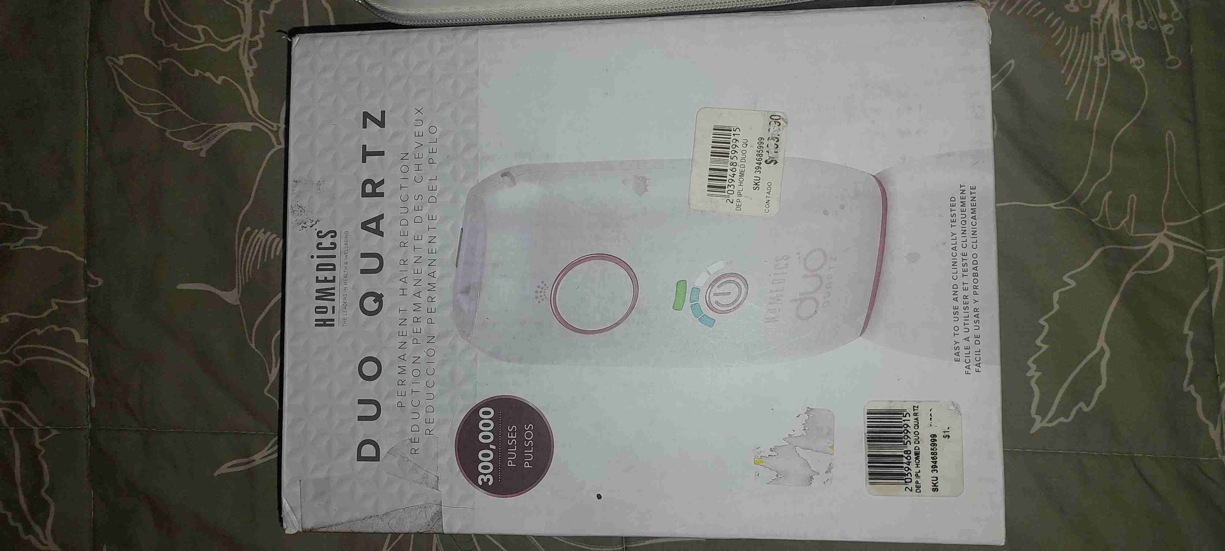 Depiladora HoMedics Duo Quartz - 1