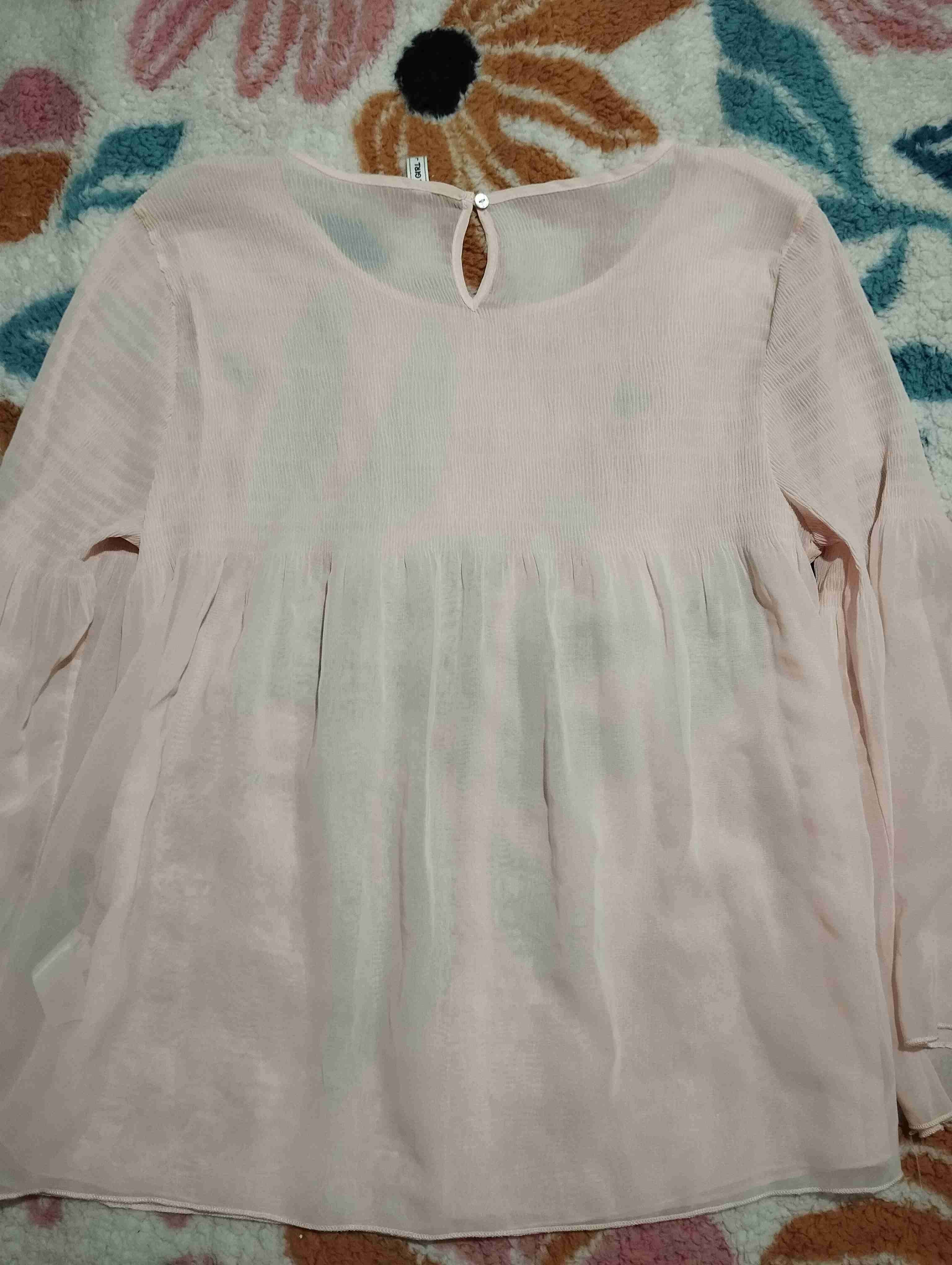 Blusa rosa manga larga - miniatura 2