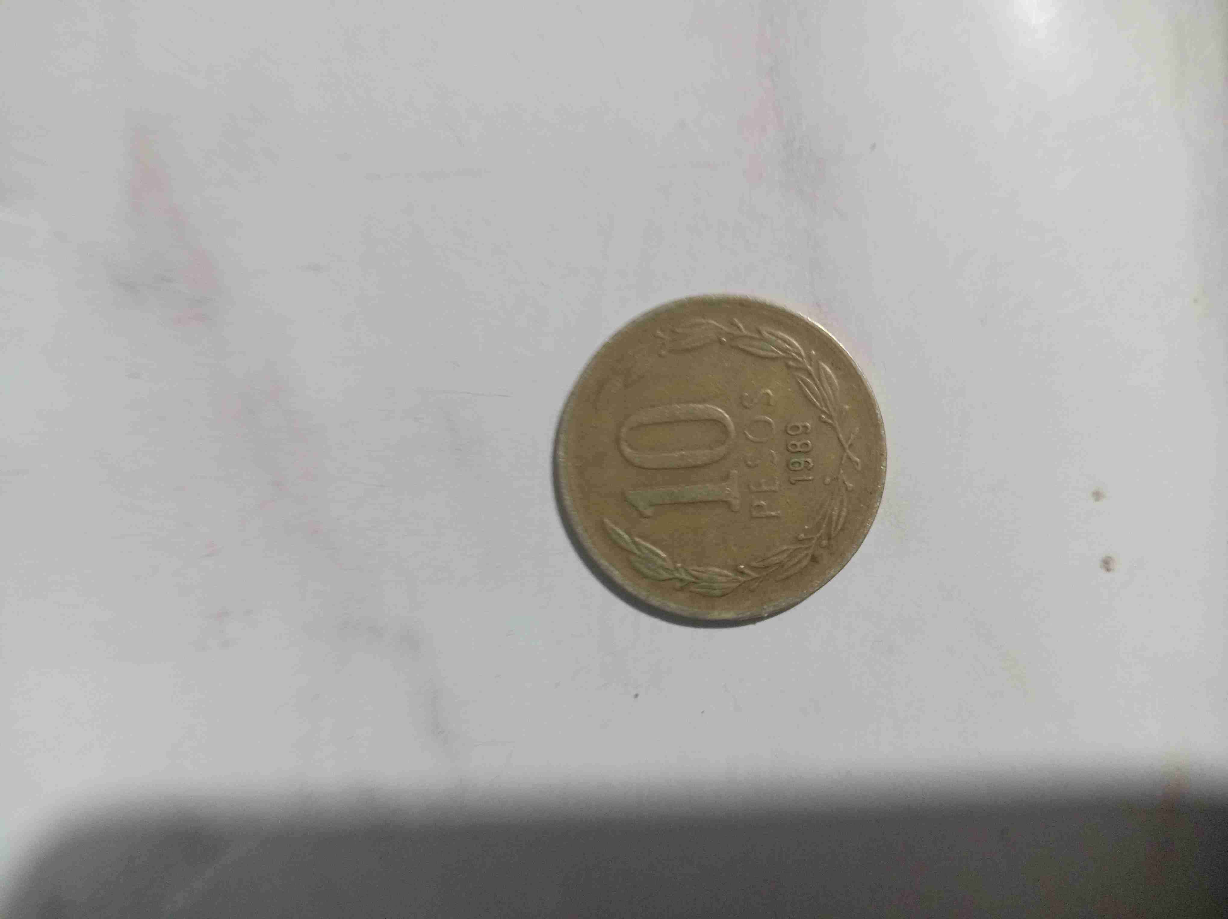 Moneda de 10 pesos 1989 - miniatura 1