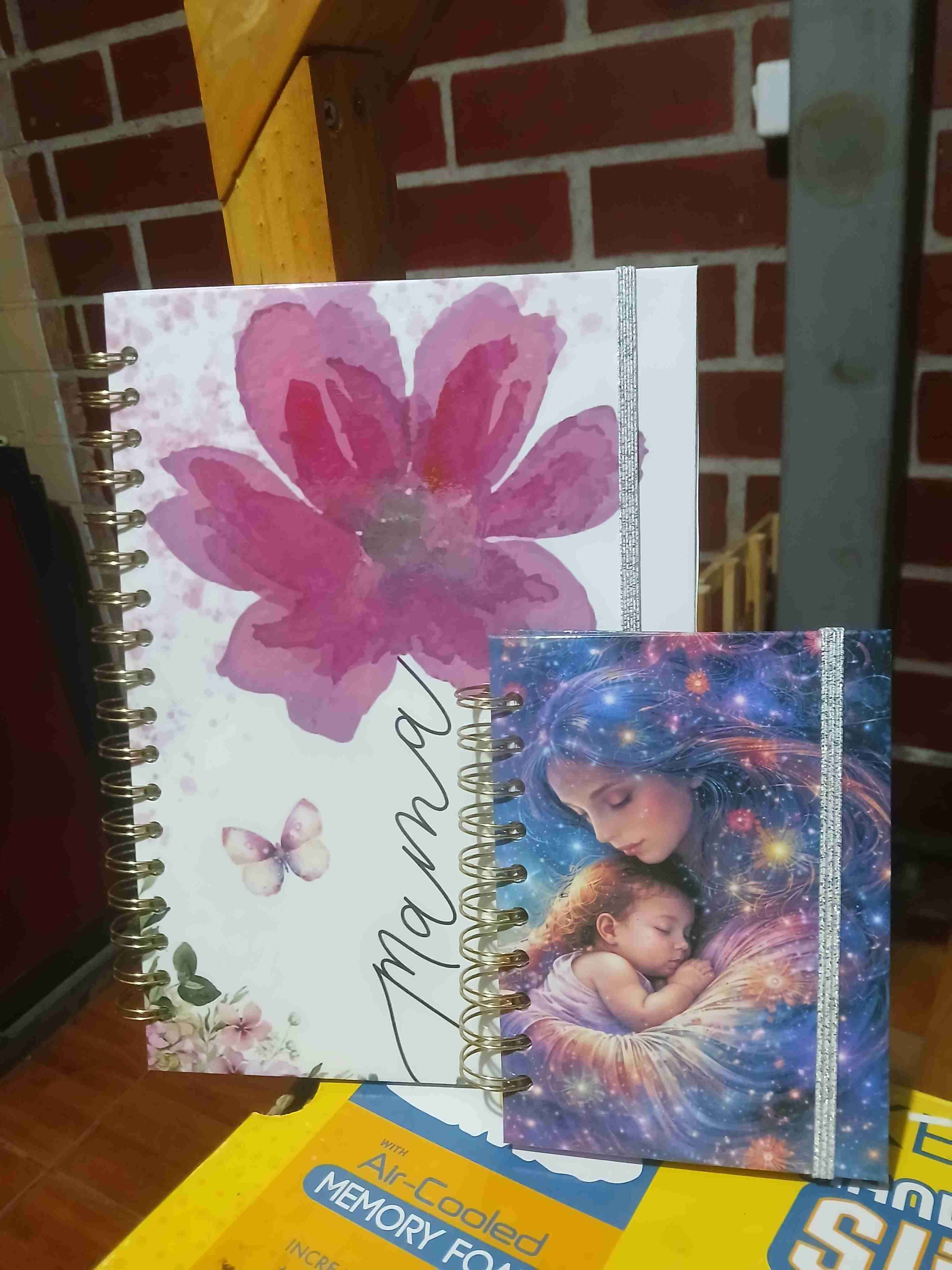 Cuaderno espiral floral 'Mamá' - miniatura 2