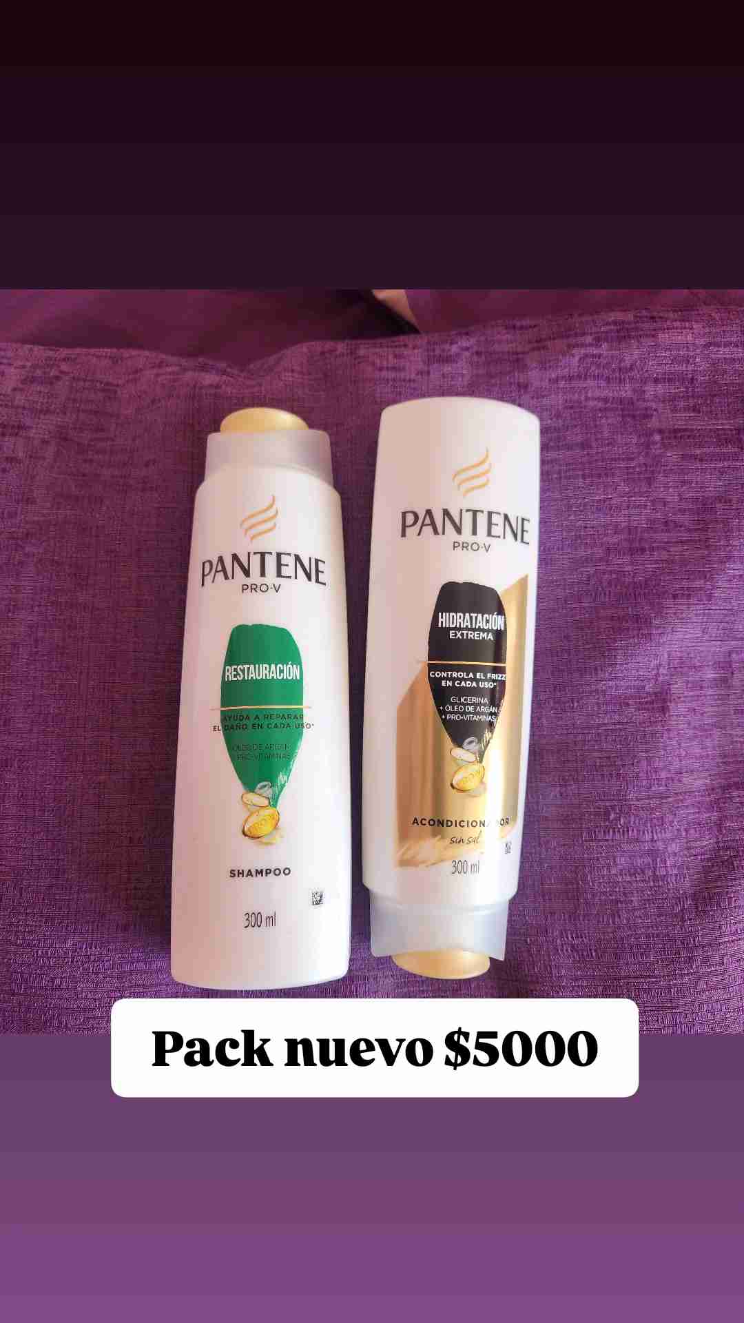 Pack Shampoo y Acondicionador Pantene
