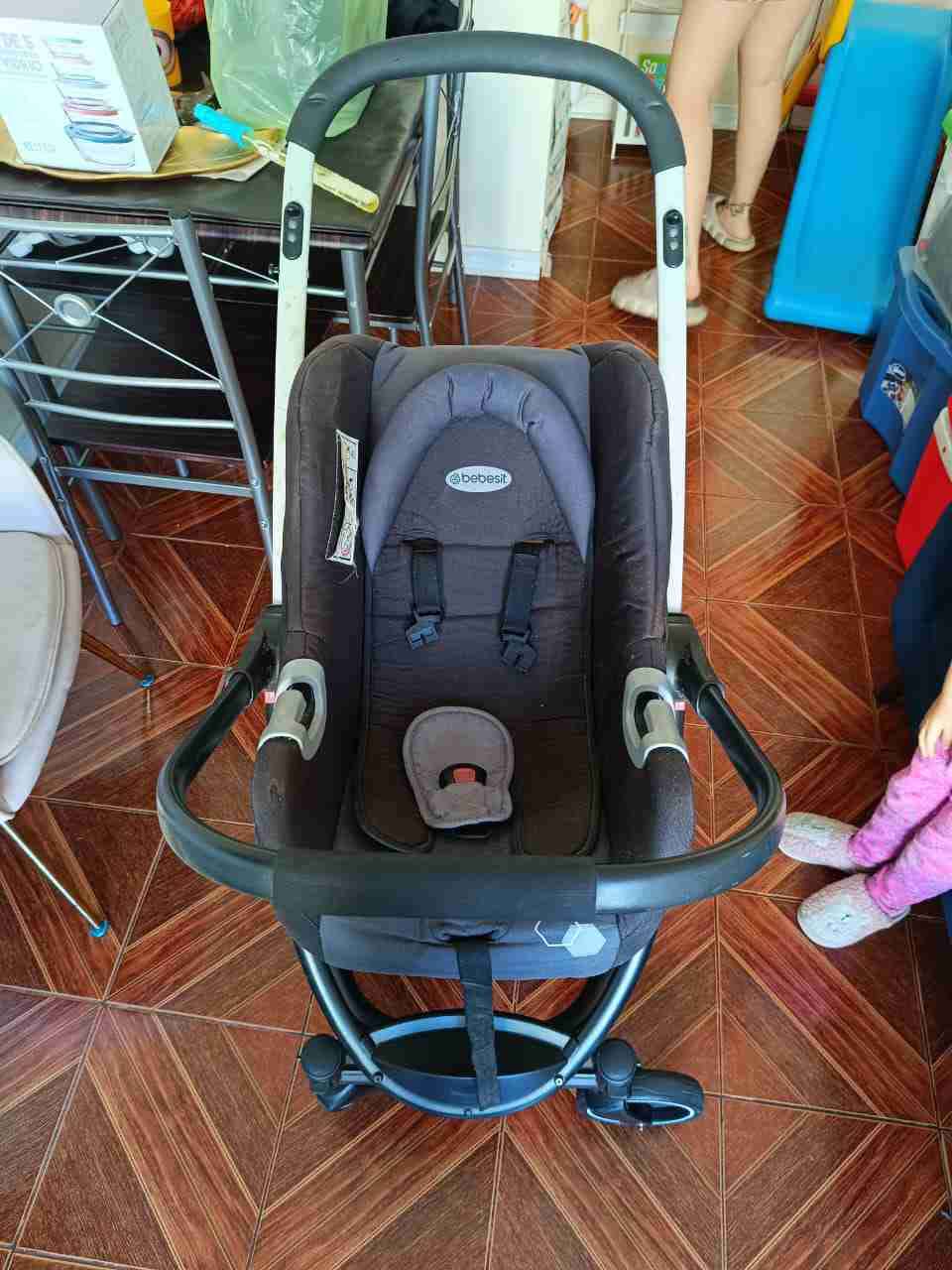 Coche de paseo gris oscuro - miniatura 3