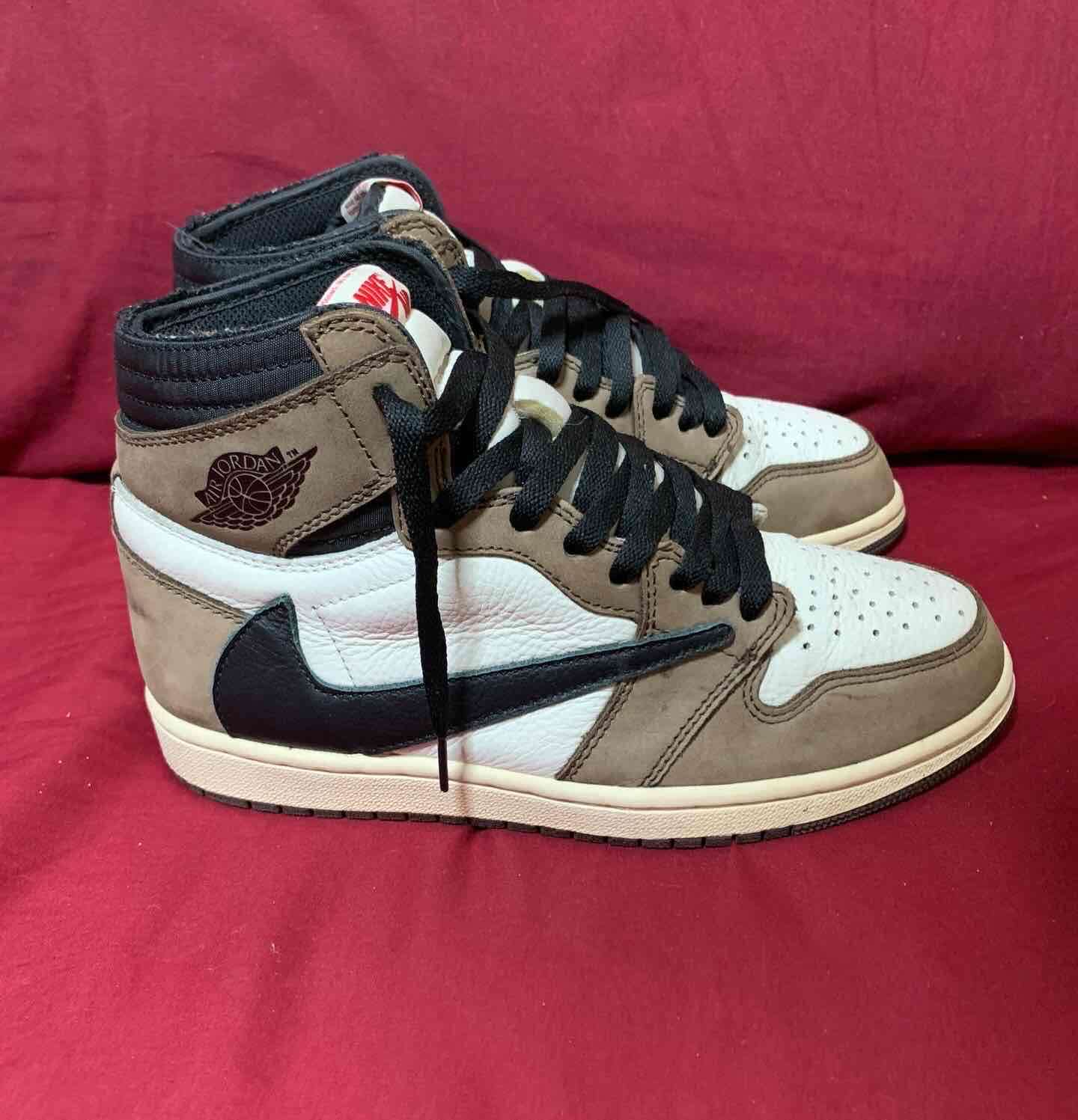 Nike Jordan 1 Retro High X Travis Scott Mocha 40.5 - miniatura 2